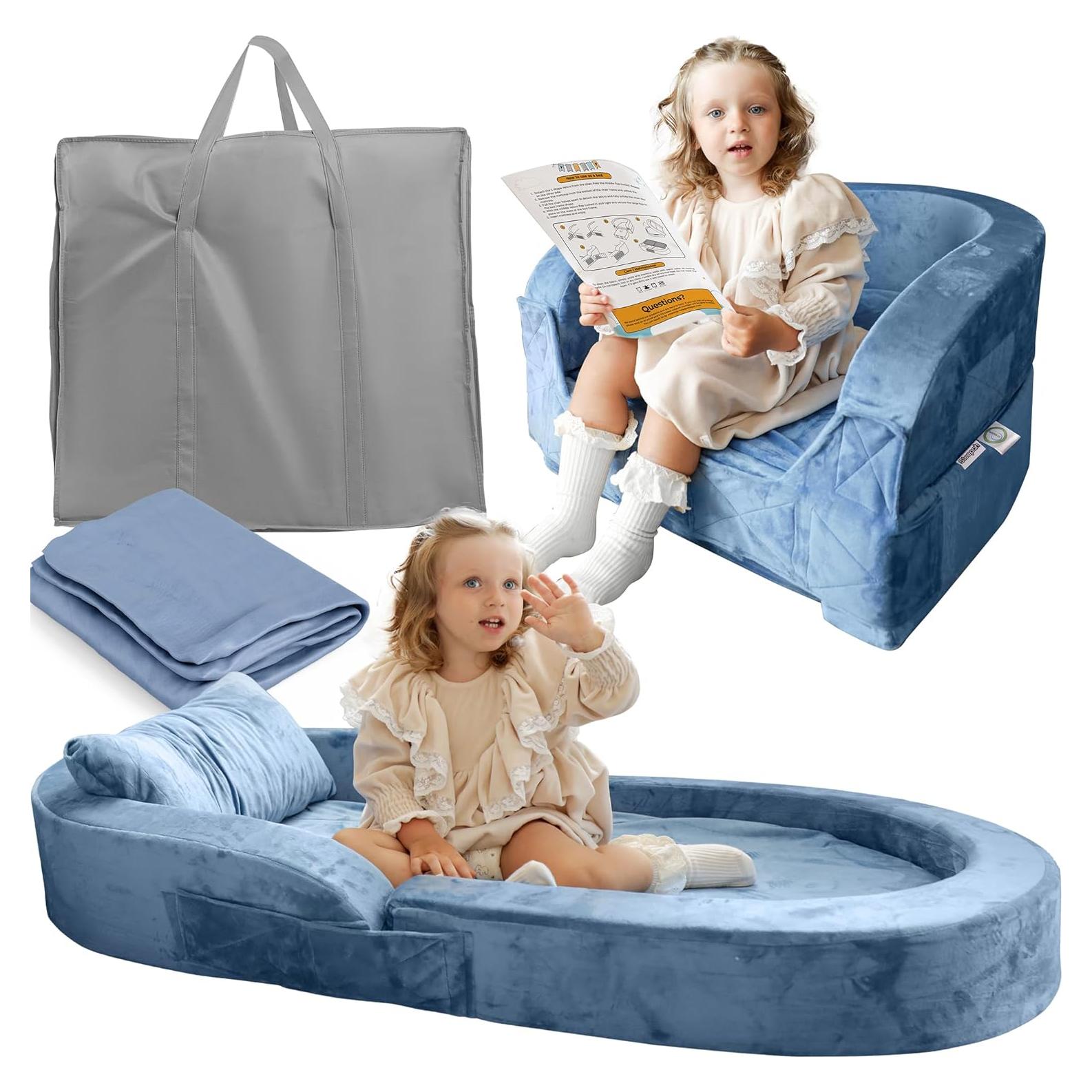 Cama y Silla de Viaje Sleepah 2 en 1 para Niños 18 meses a 6 años