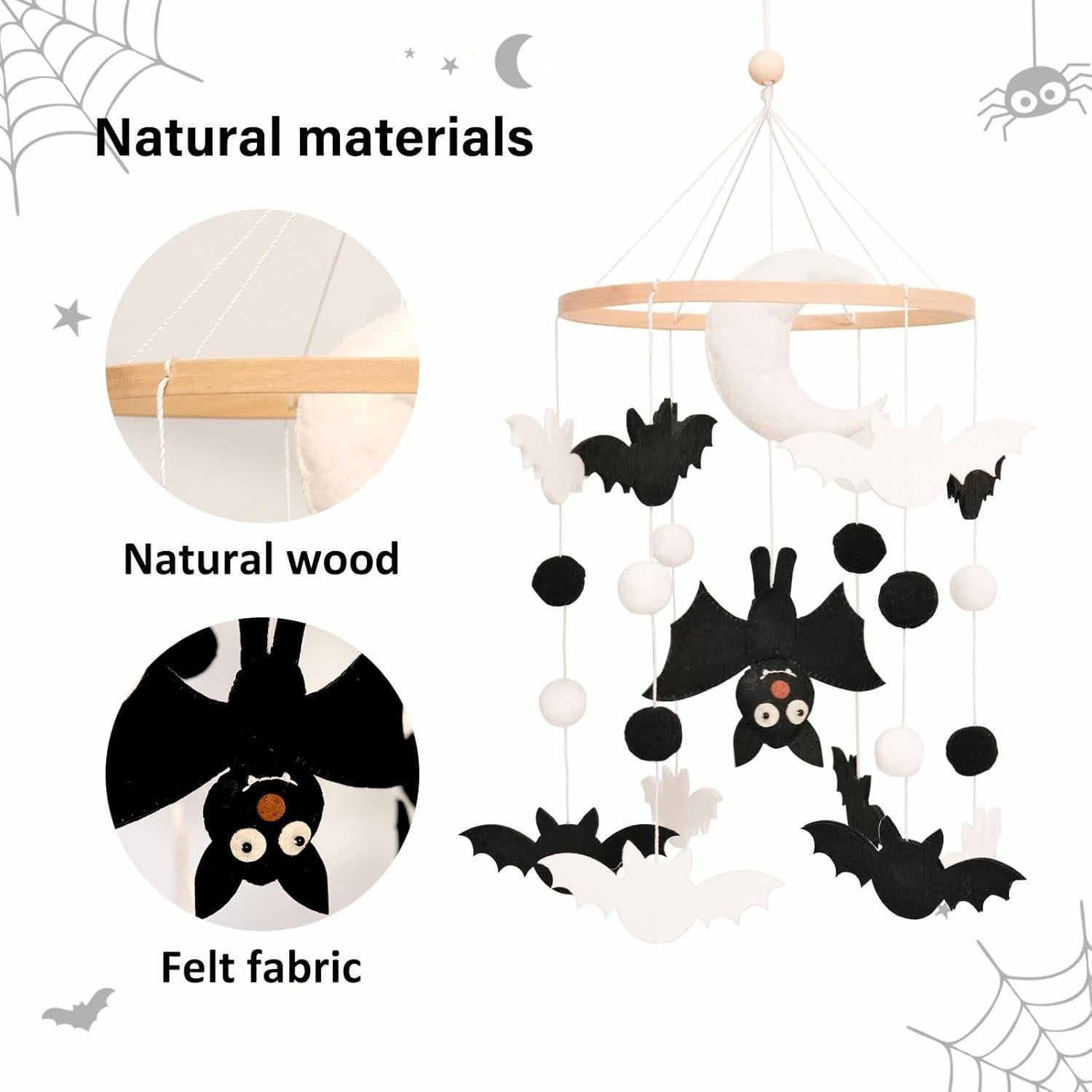 Móvil de Murciélago para Bebé Sweety Baby CM10 Ajustable