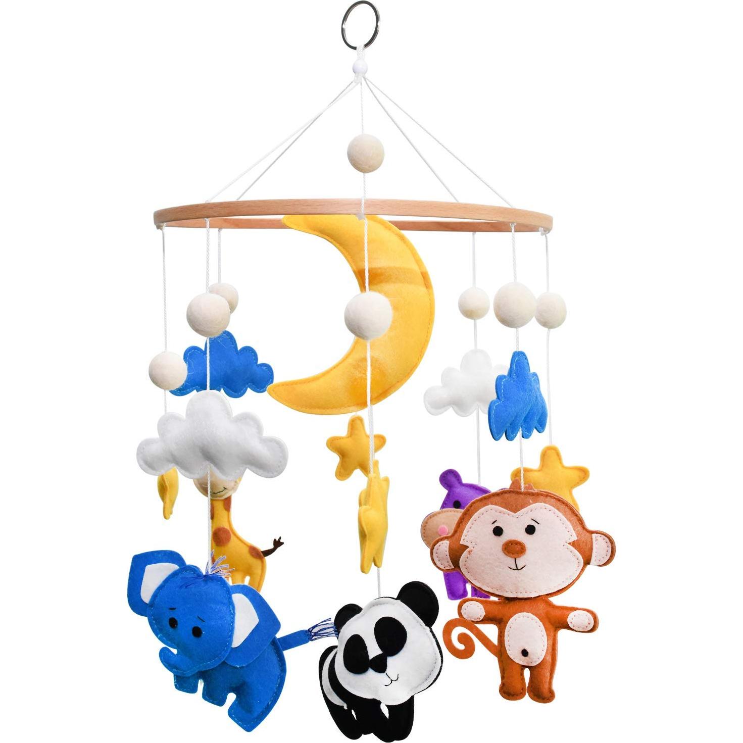 Móvil de Cuna para Bebés C&K WORKS Safari de Animales