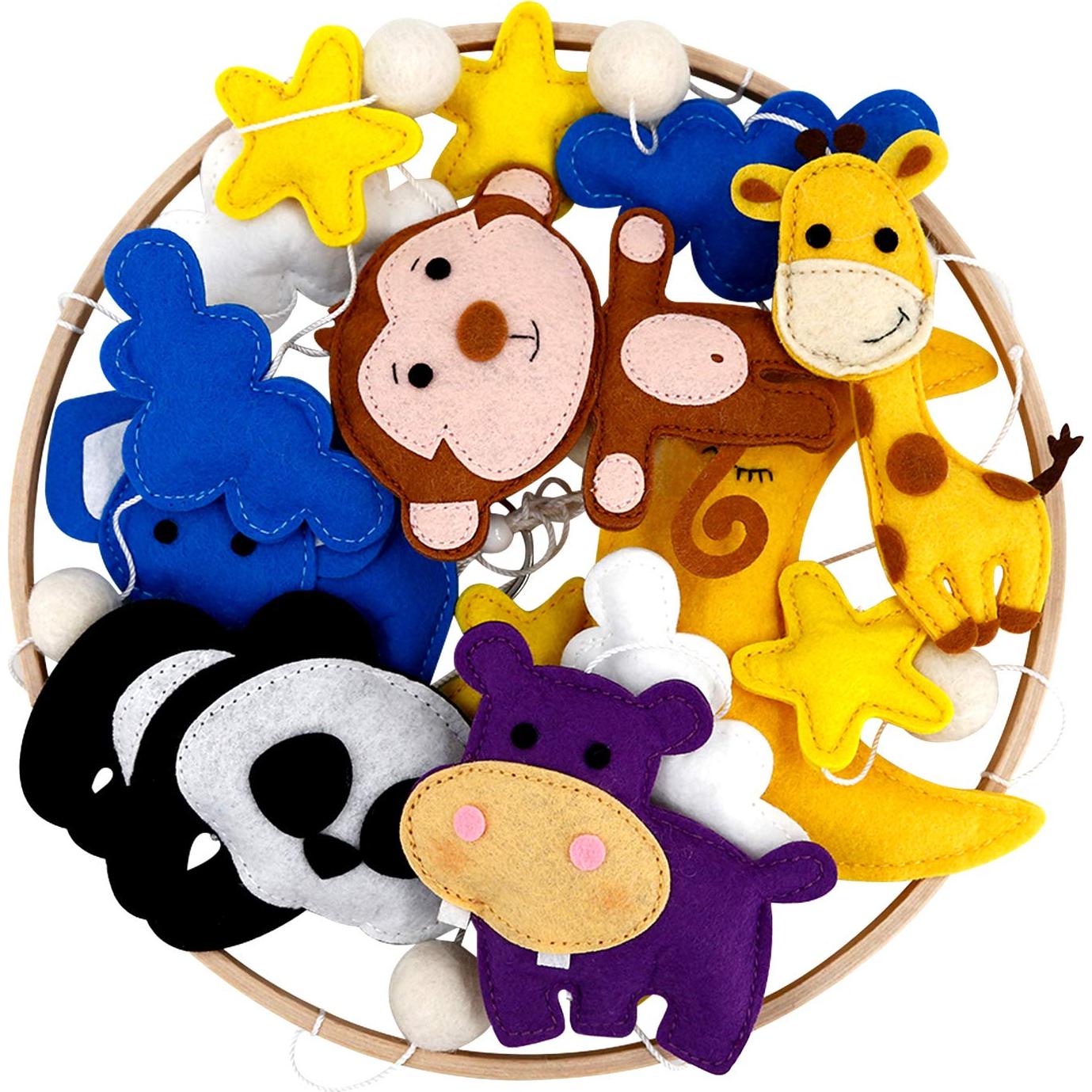 Móvil de Cuna para Bebés C&K WORKS Safari de Animales