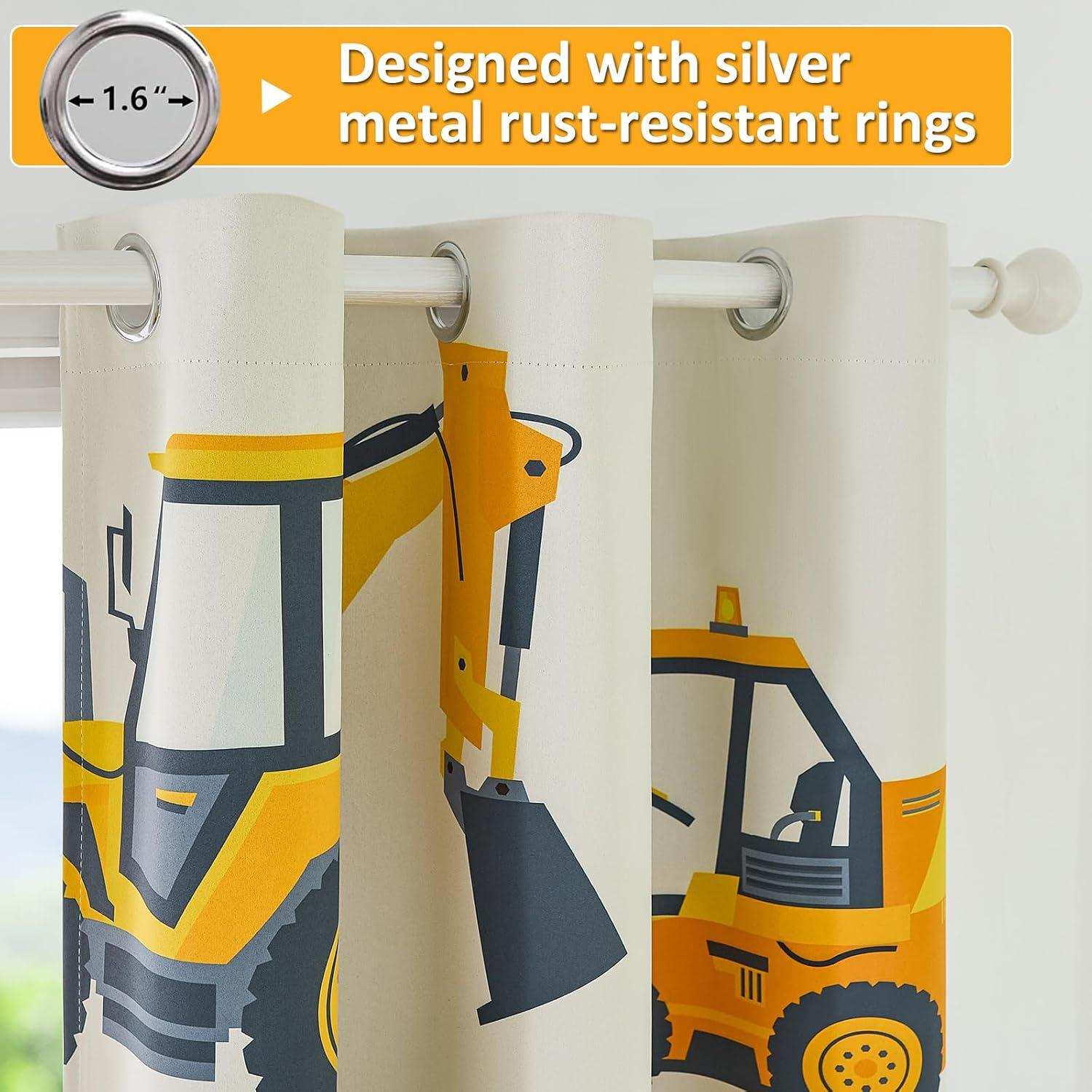 Cortinas de Oscurecimiento PINNKKU para Niños 106.68x160.02cm