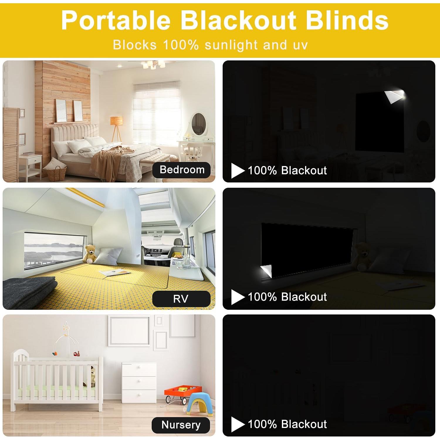 Cortina Opaca ApisNest 145x200 cm para Dormitorio y RV