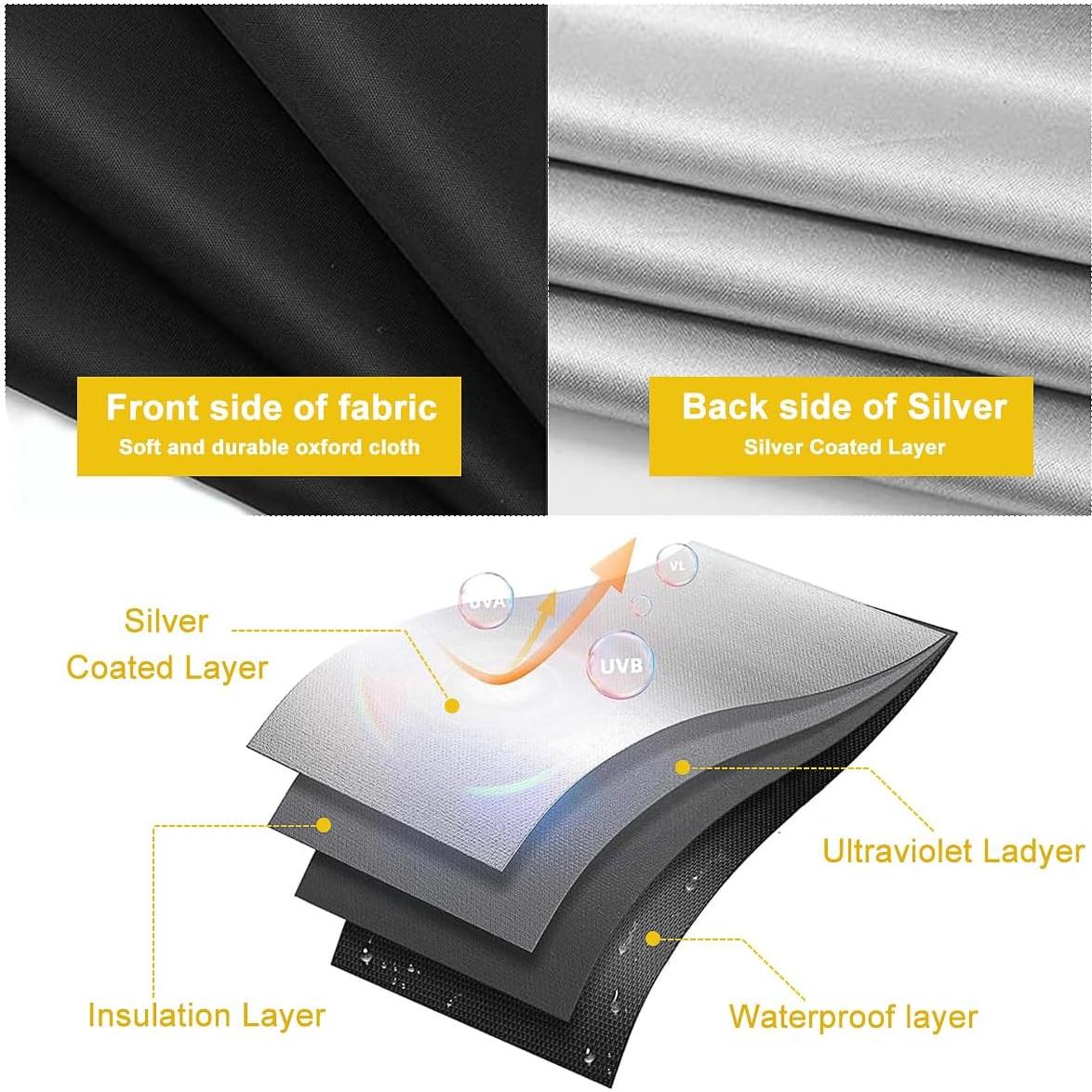 Cortina Opaca ApisNest 145x200 cm para Dormitorio y RV