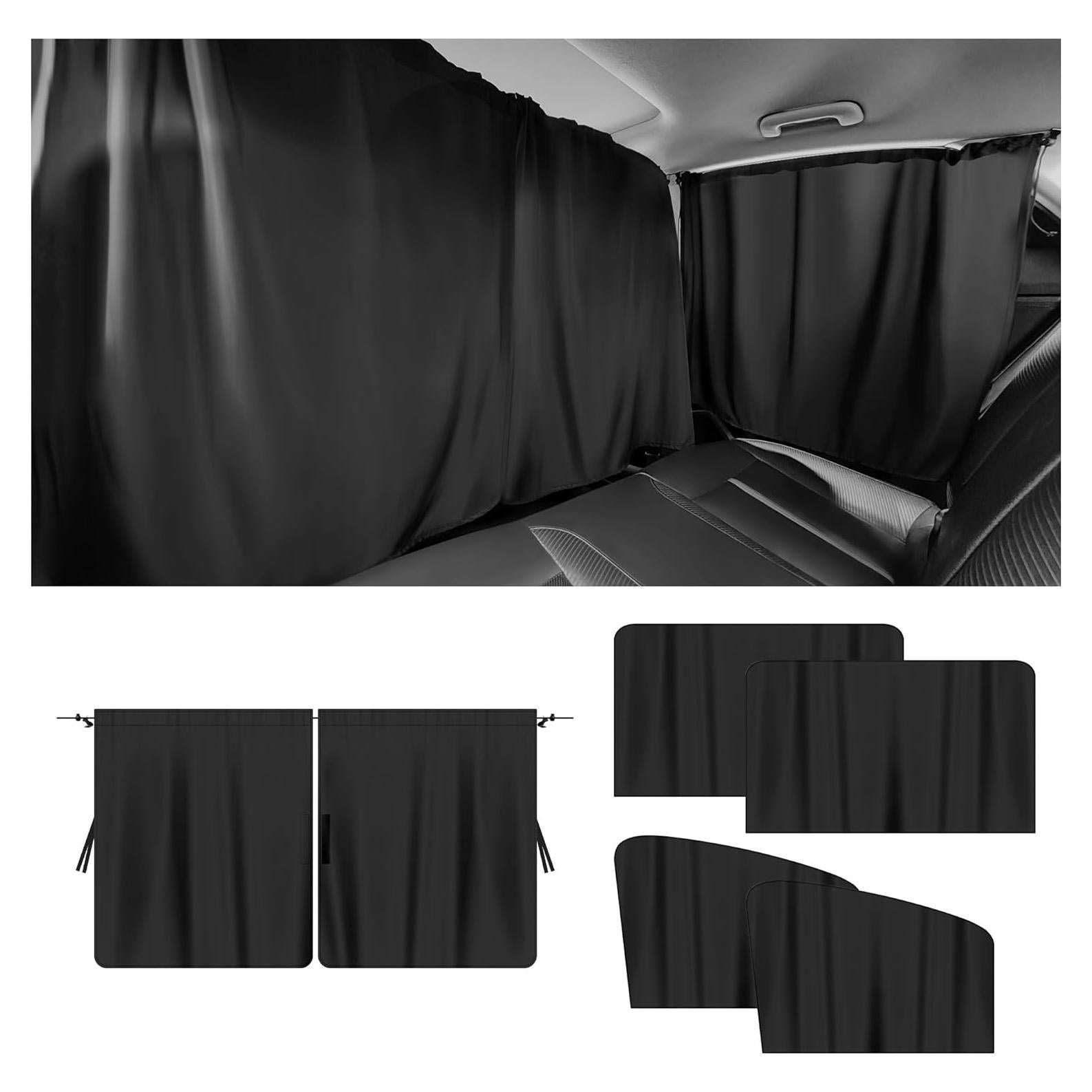Kit de Sombrillas para Ventanas de Coche Stacool 5PCS - Privacidad y Sombra
