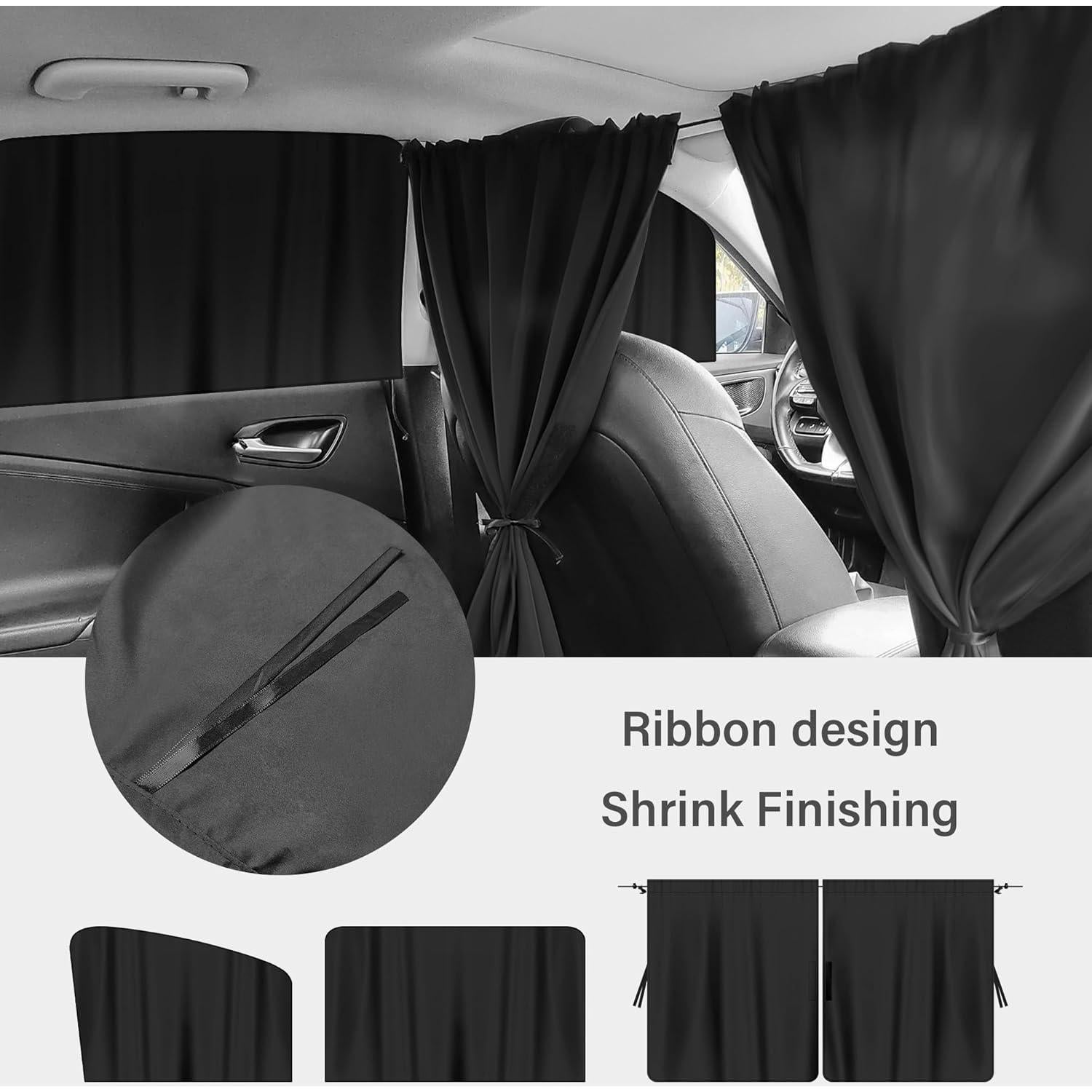 Kit de Sombrillas para Ventanas de Coche Stacool 5PCS - Privacidad y Sombra