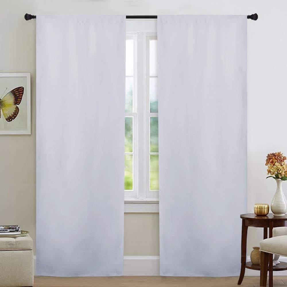 Cortinas Opacas NICETOWN 34x80 cm, Juego de 2, Aislantes