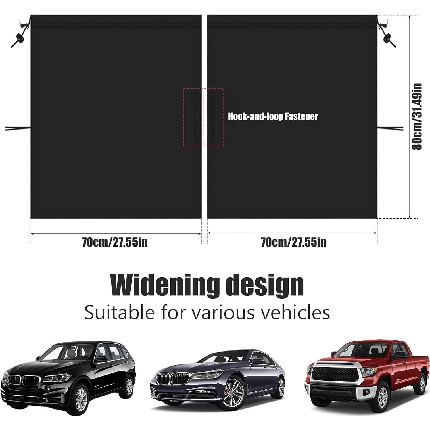 Cortinas de Privacidad para Automóviles Abizarch - 140x80 cm
