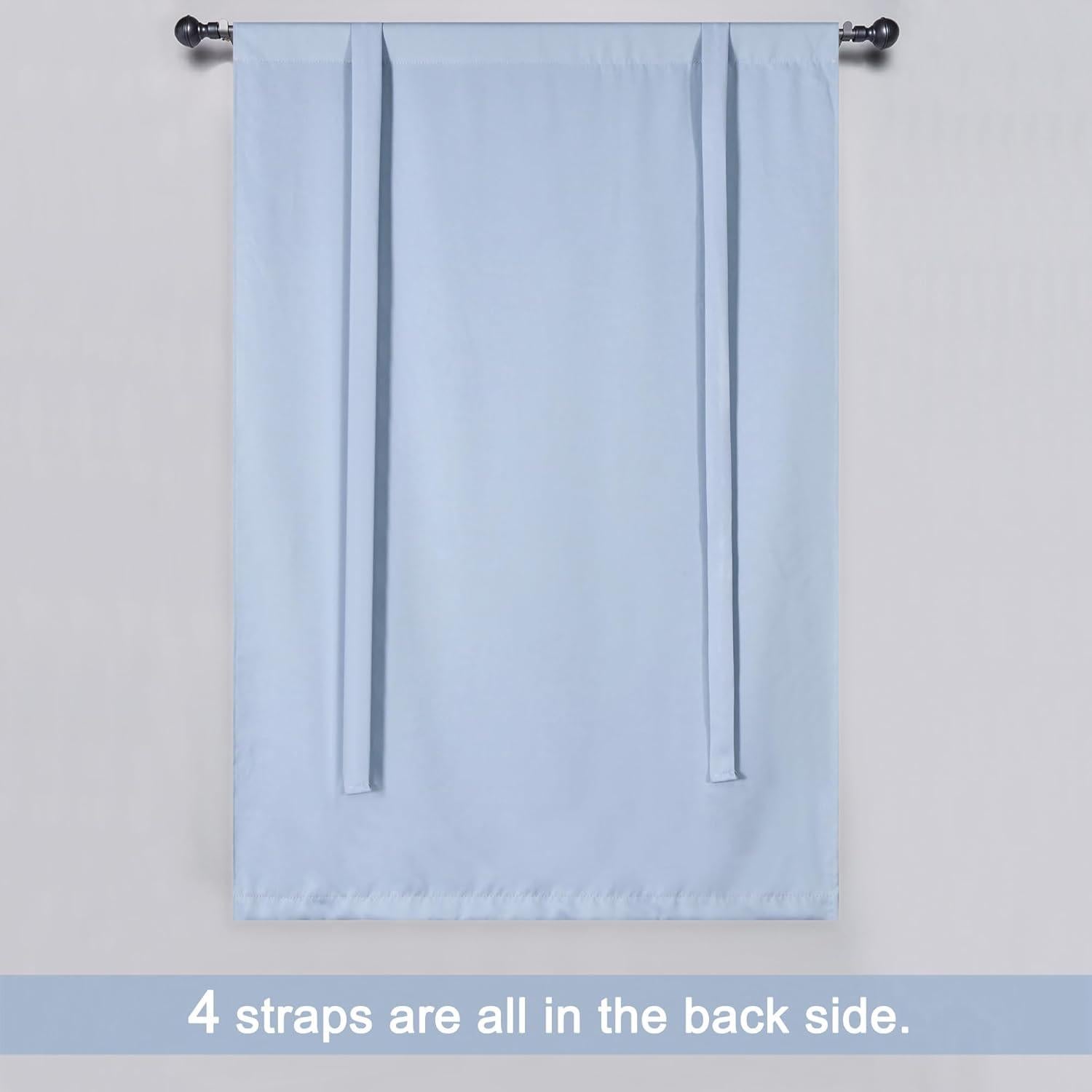 Cortina de Sombra DONREN Azul Cielo 86x160 cm Bloqueo Luz