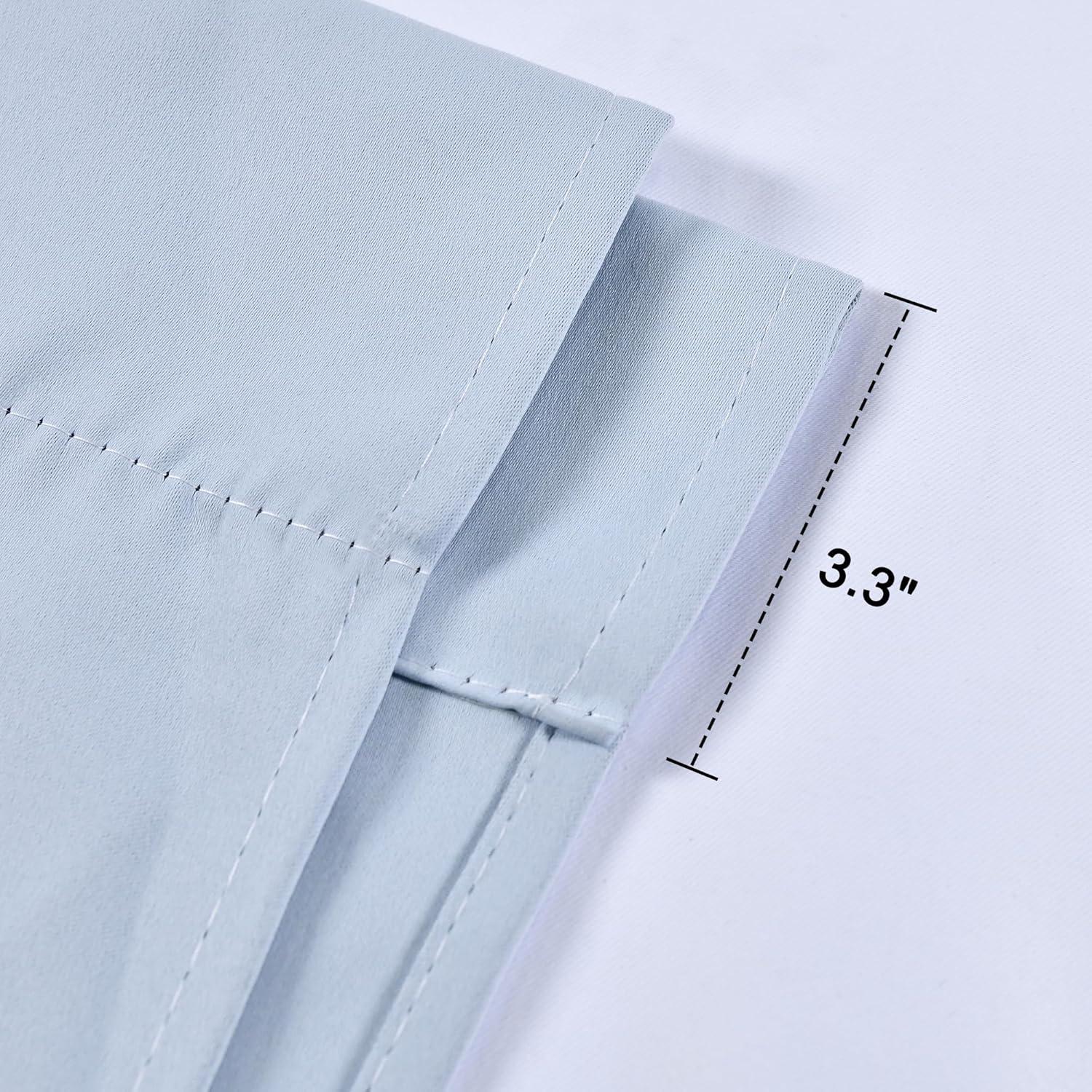 Cortina de Sombra DONREN Azul Cielo 86x160 cm Bloqueo Luz