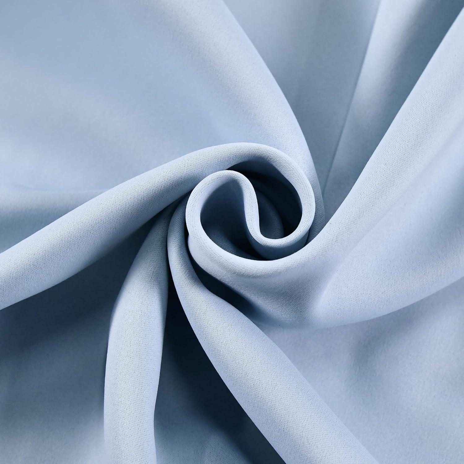 Cortina de Sombra DONREN Azul Cielo 86x160 cm Bloqueo Luz