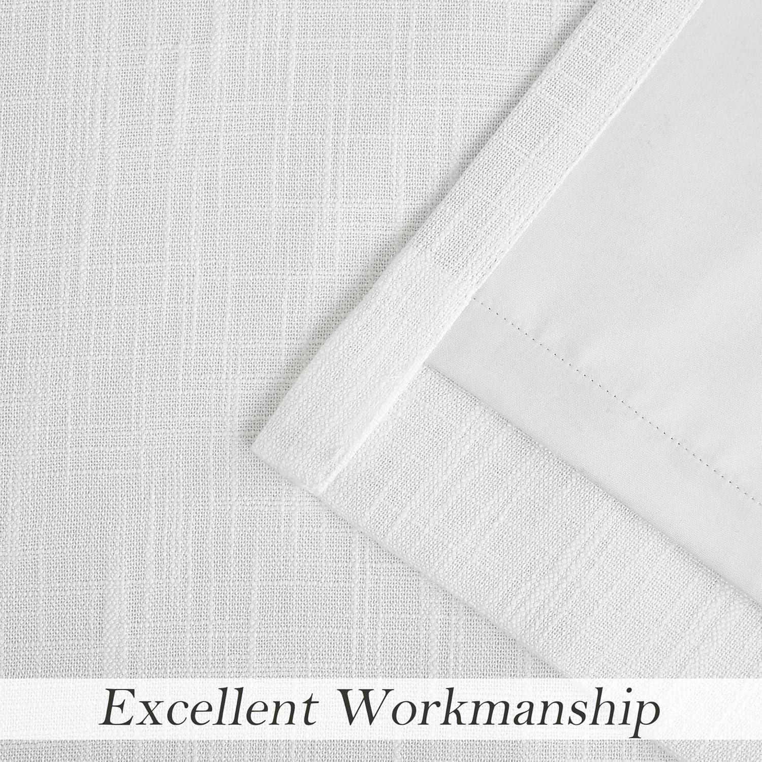 Cortinas Blackout Central Park 50x84" 2 Paneles Blanco Crema