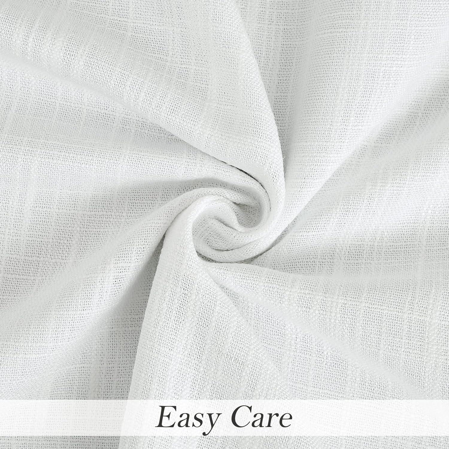 Cortinas Blackout Central Park 50x84" 2 Paneles Blanco Crema