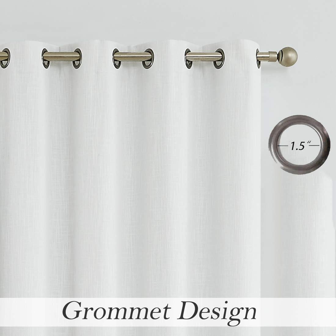 Cortinas Blackout Central Park 50x84" 2 Paneles Blanco Crema