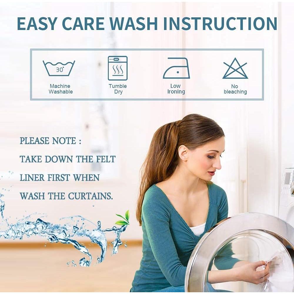 Cortinas Aislantes Acústicas RYB HOME 132x274 cm 2 Paneles Gris