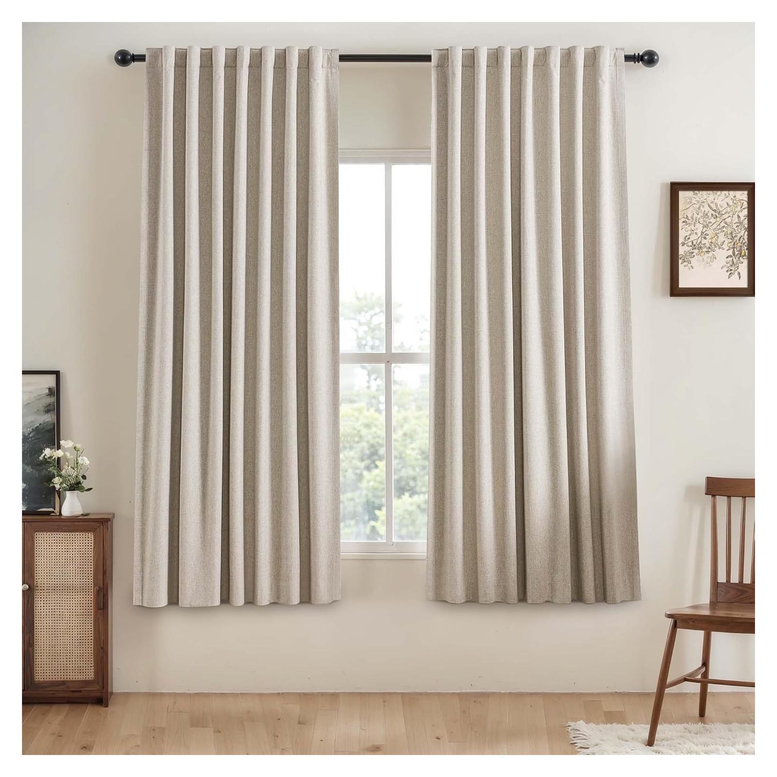 Cortinas Opacas UHITECH 127x160 cm 2 Paneles Aislantes