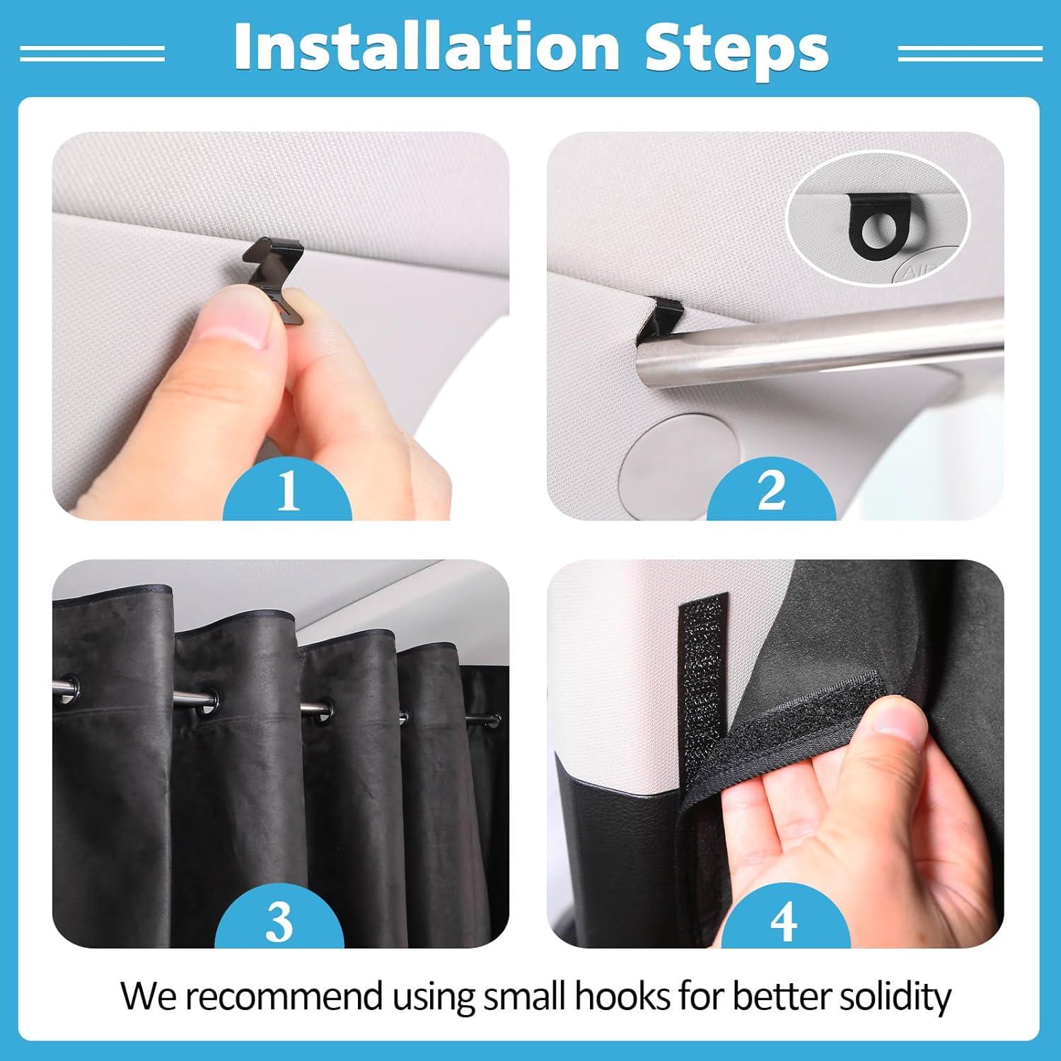 Cortina Divisoria para Auto ZATOOTO 1.80m x 1.26m Opaca