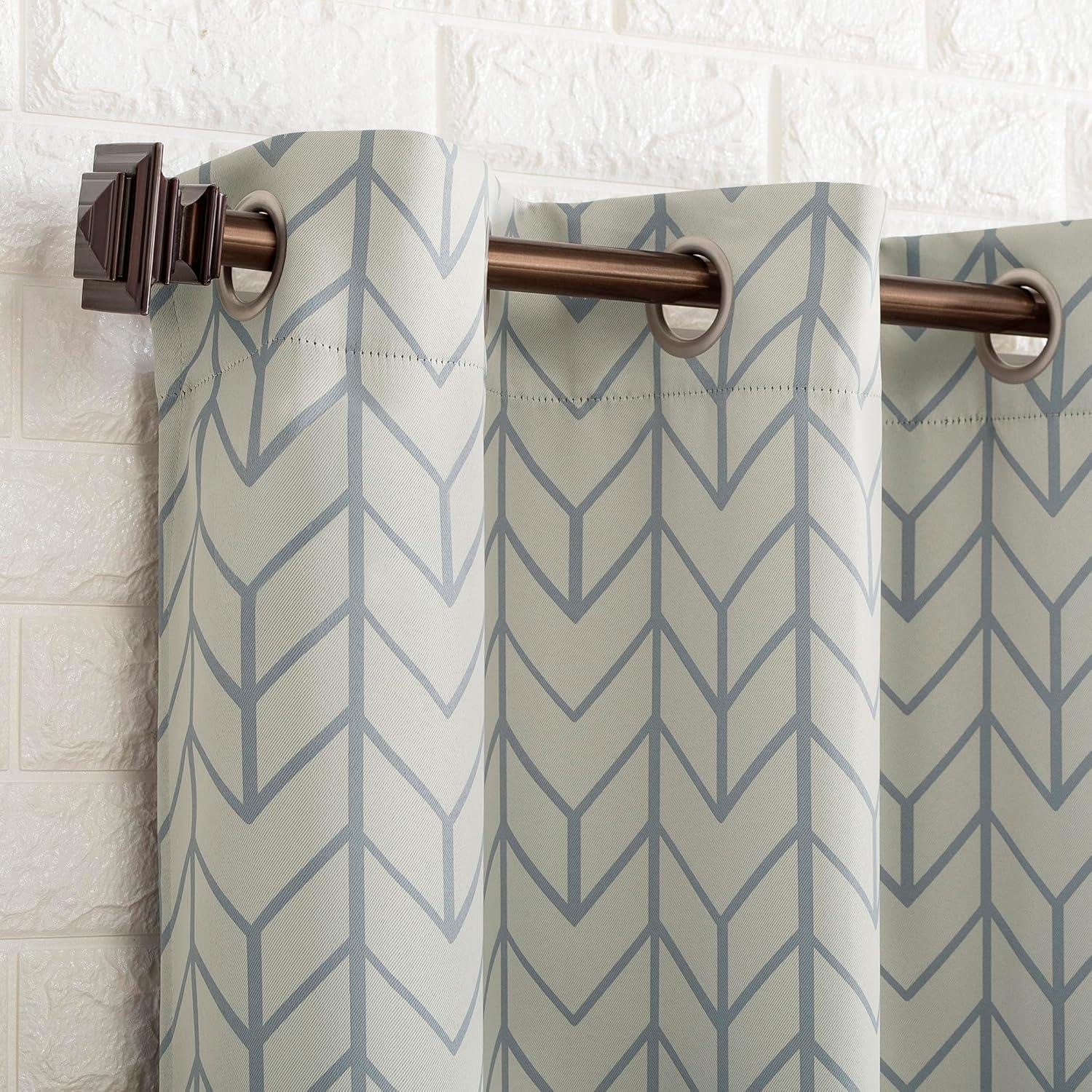 Cortina Blackout Ojal Kenwood Sun Zero 40x63 cm Piedra