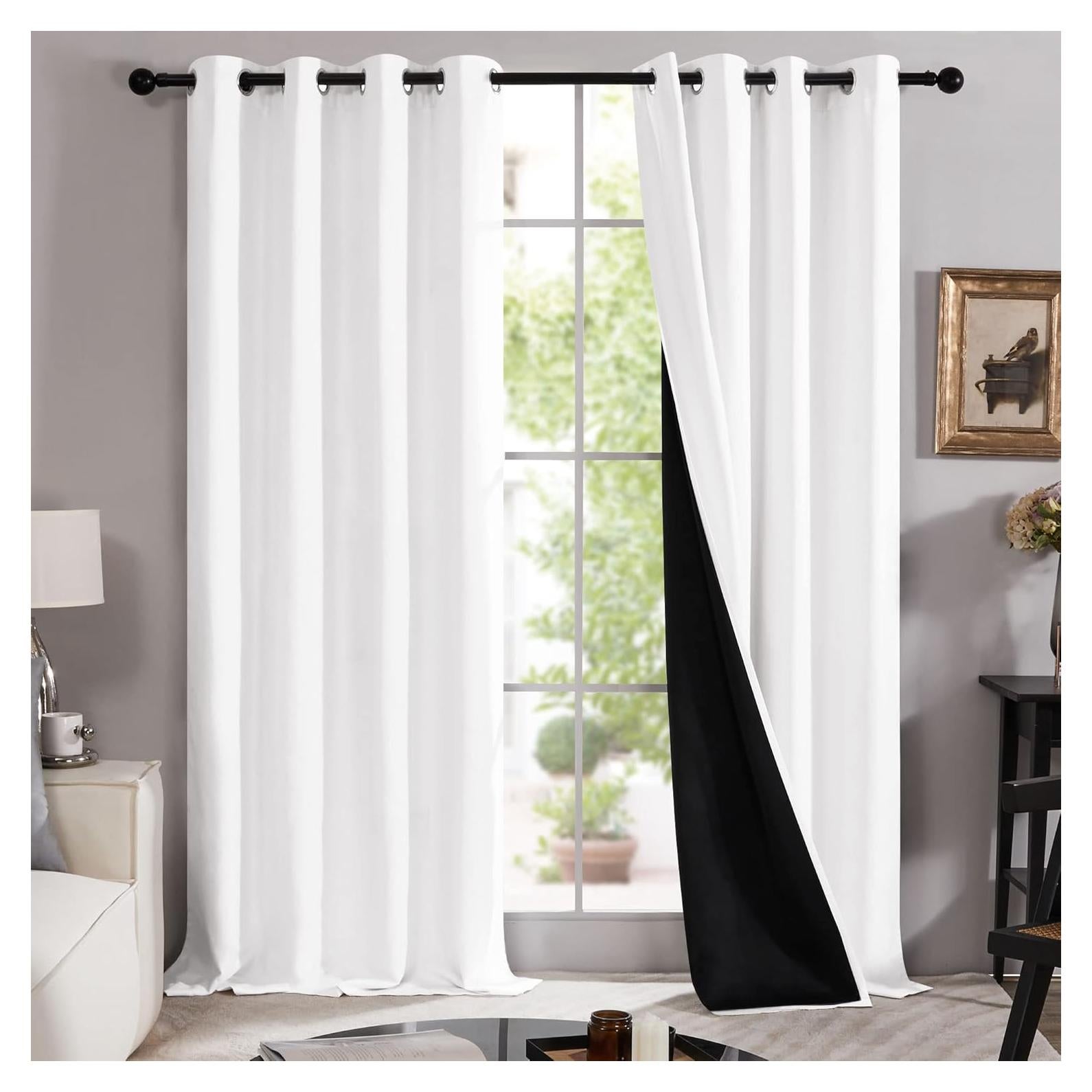 Cortinas Deconovo 100% Opacas Aislantes Térmicos 132x241 cm 2 Paneles