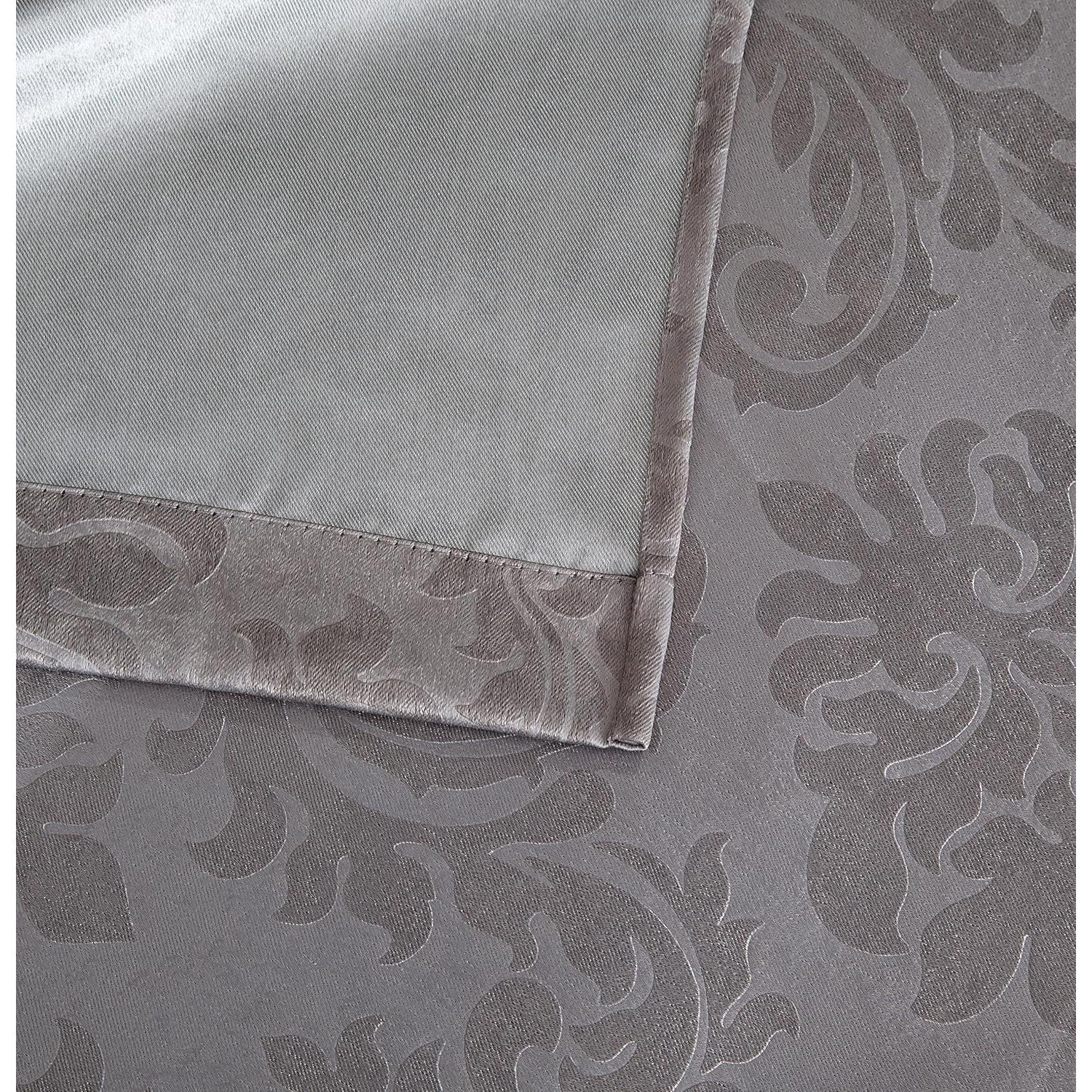 Cortinas de oscurecimiento 54x96 cm Gris Claro LinenZone