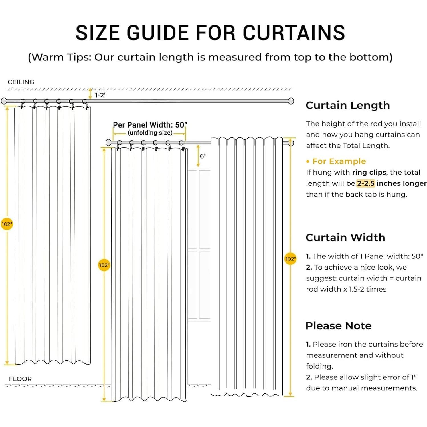 Cortinas Opacas INOVADAY 100% Lino 2 Paneles 50x274 cm Crema