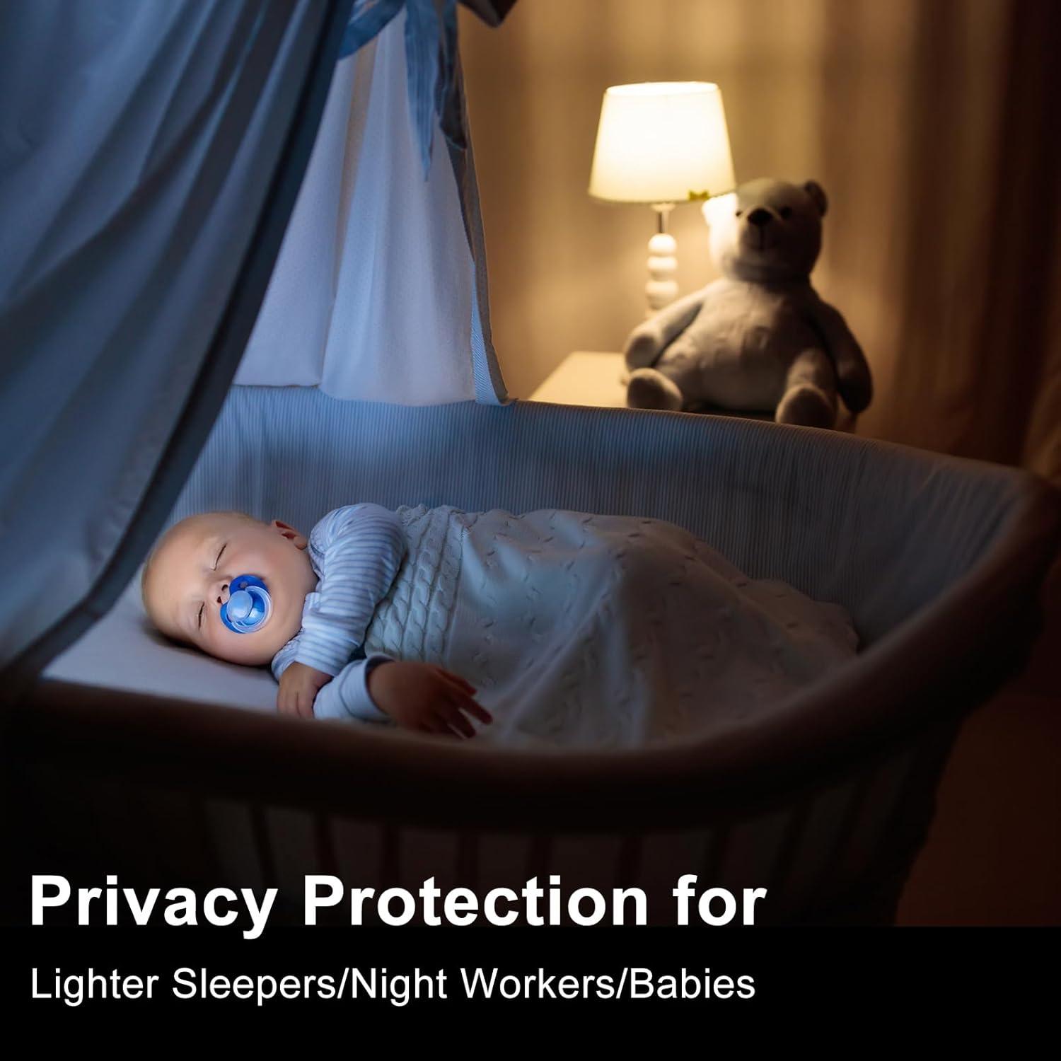 Cortinas Blackout DWCN Rosa Blush 60x63 cm, Juego de 2