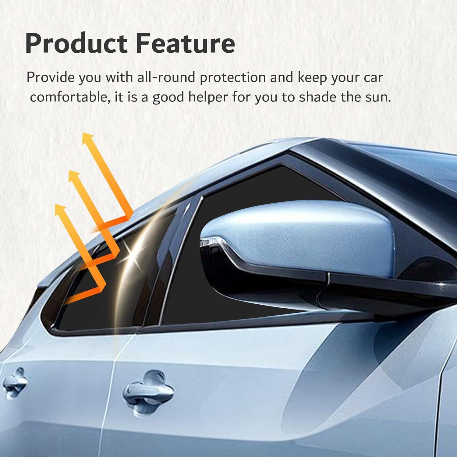 5 Sombrillas Magnéticas para Ventanas de Auto YGDMD - Oscurecimiento y Privacidad