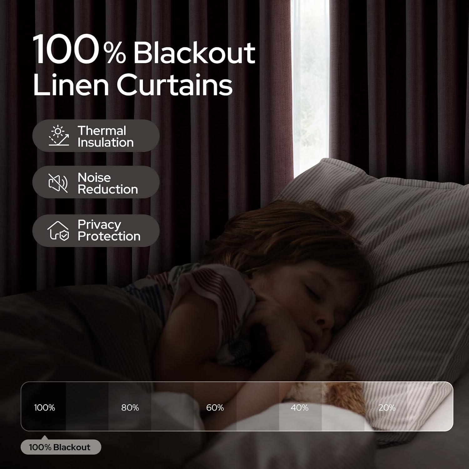 Cortinas Plisadas Opacas HOMEIDEAS Rosa Claro 2 Paneles 100% Luz