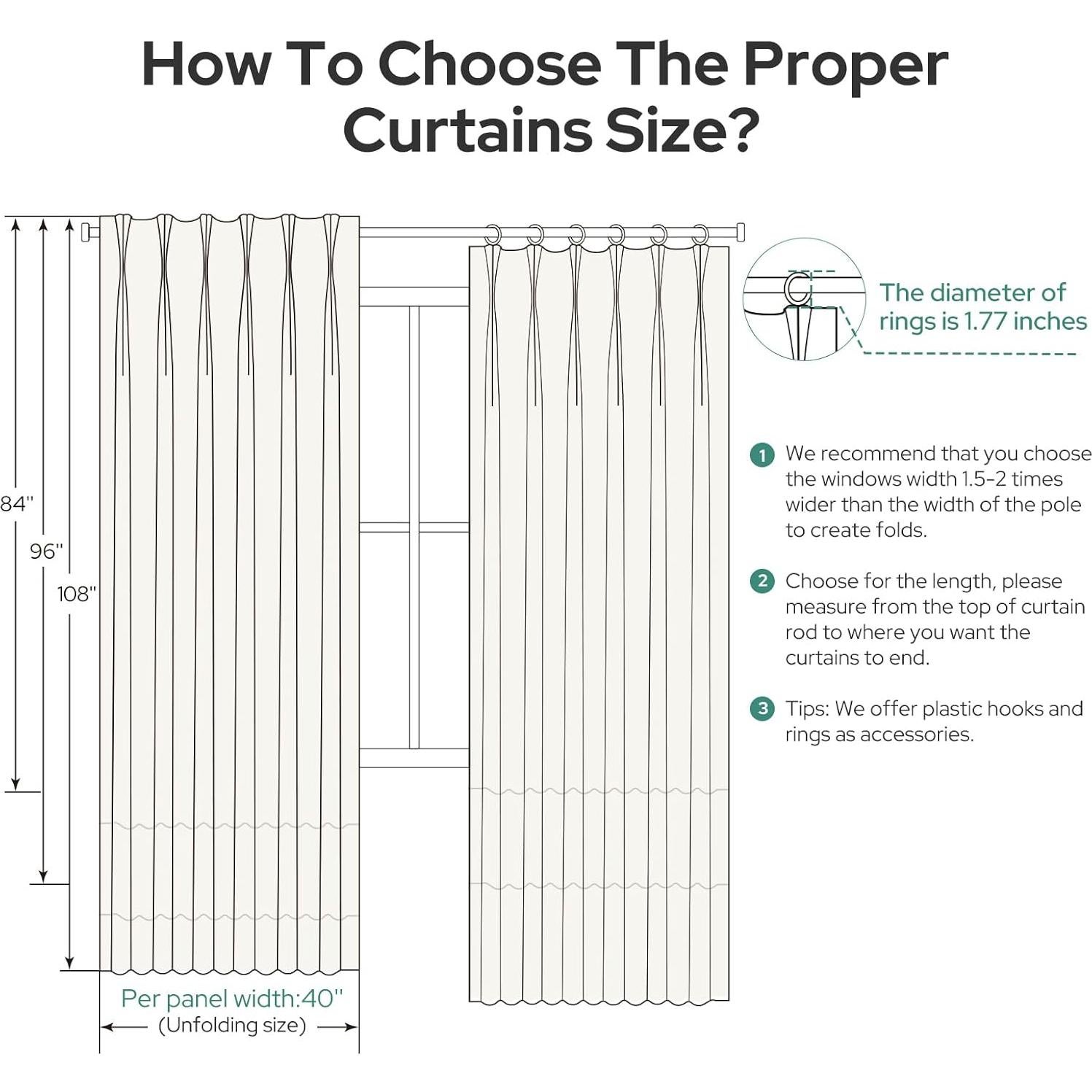 Cortinas Plisadas Opacas HOMEIDEAS Rosa Claro 2 Paneles 100% Luz