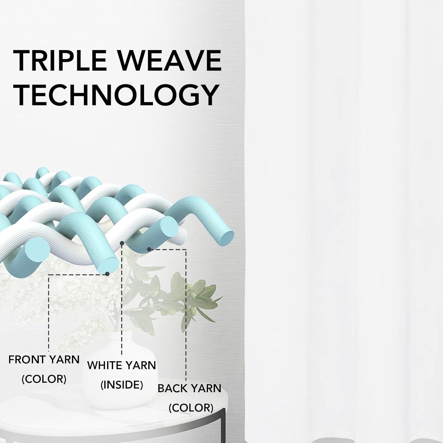 Cortinas Blackout Easy-Going 106.68x91.44 cm Aislantes Térmicas