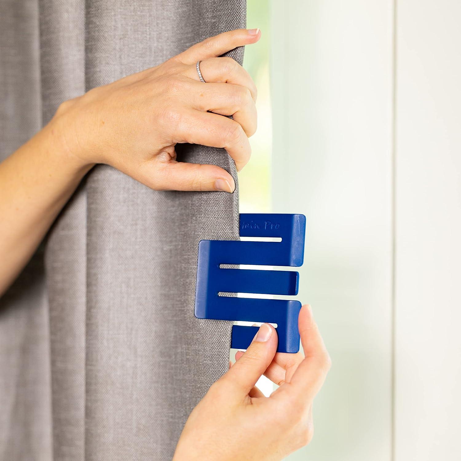 Clip de Cortina Pro Genérico Blackout Blanco - Pack de 2