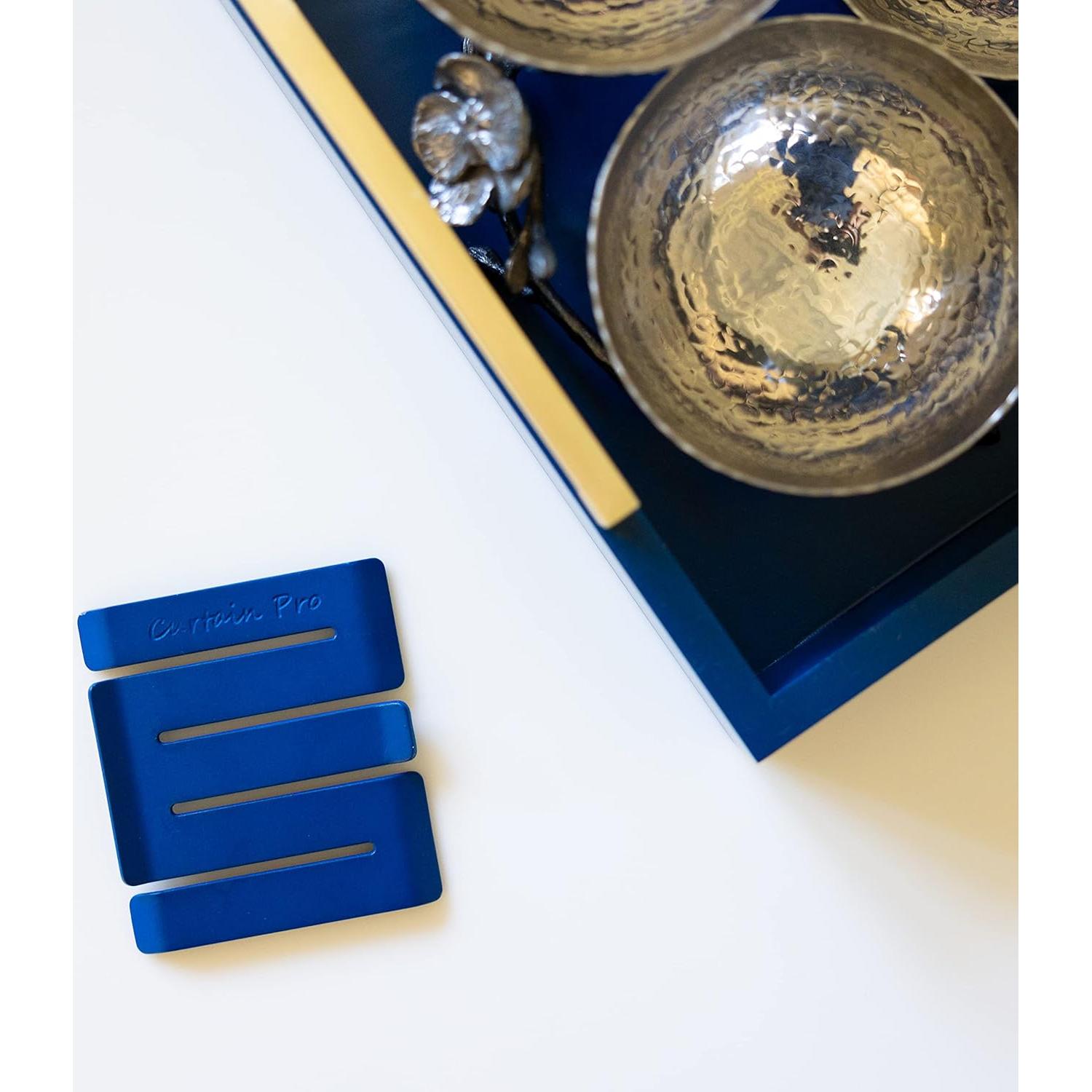 Clip de Cortina Pro Genérico Blackout Blanco - Pack de 2