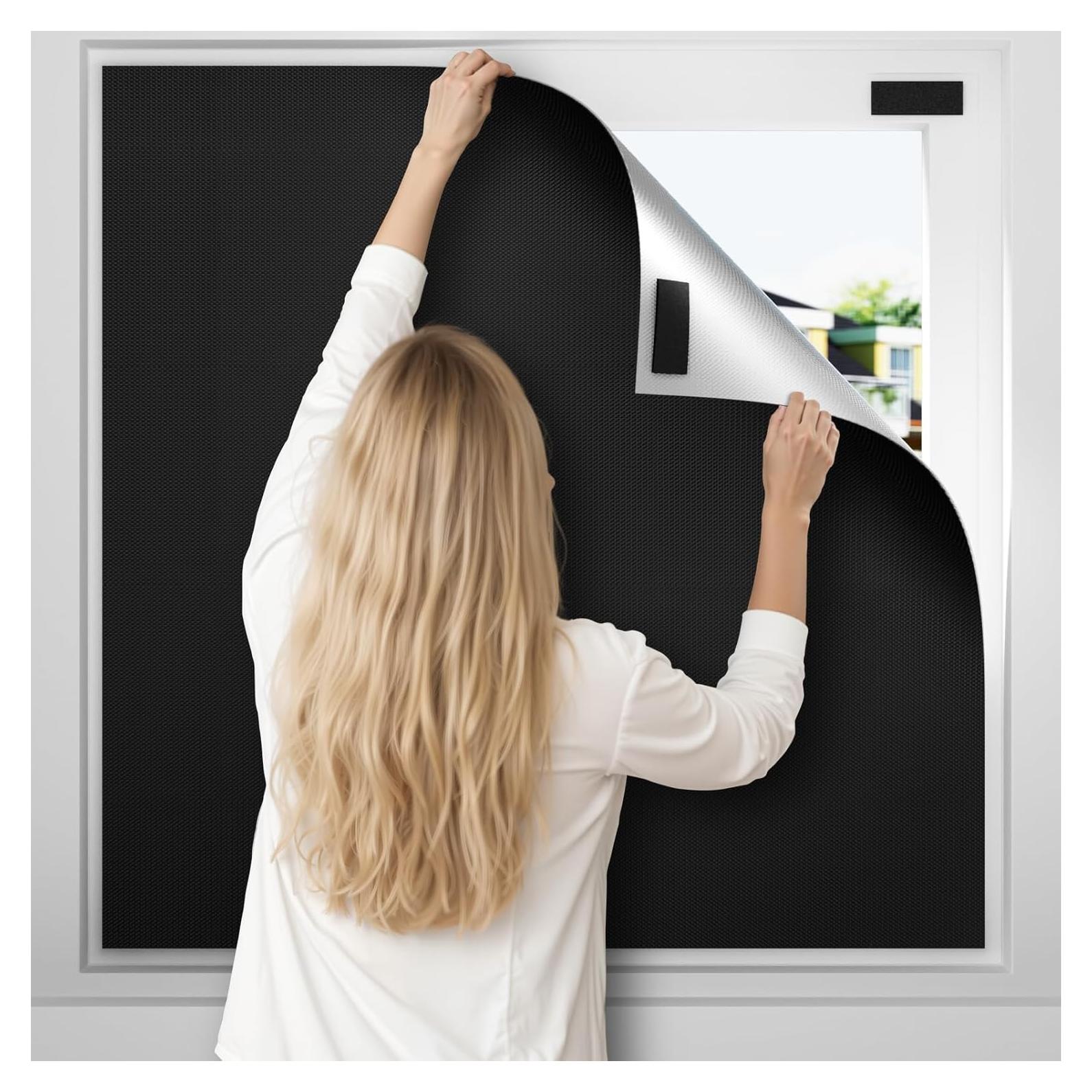 Cortina Oscurecedora Portátil REDRICE 127x145 cm 100% UV