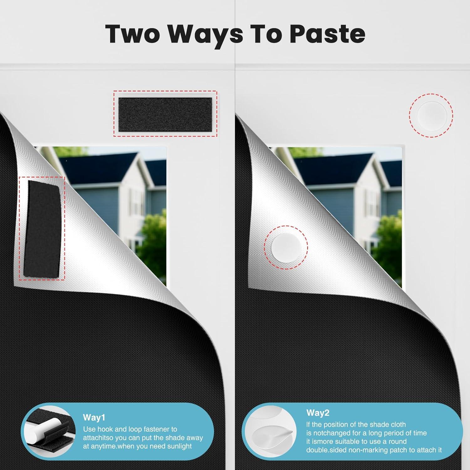 Cortina Oscurecedora Portátil REDRICE 127x145 cm 100% UV