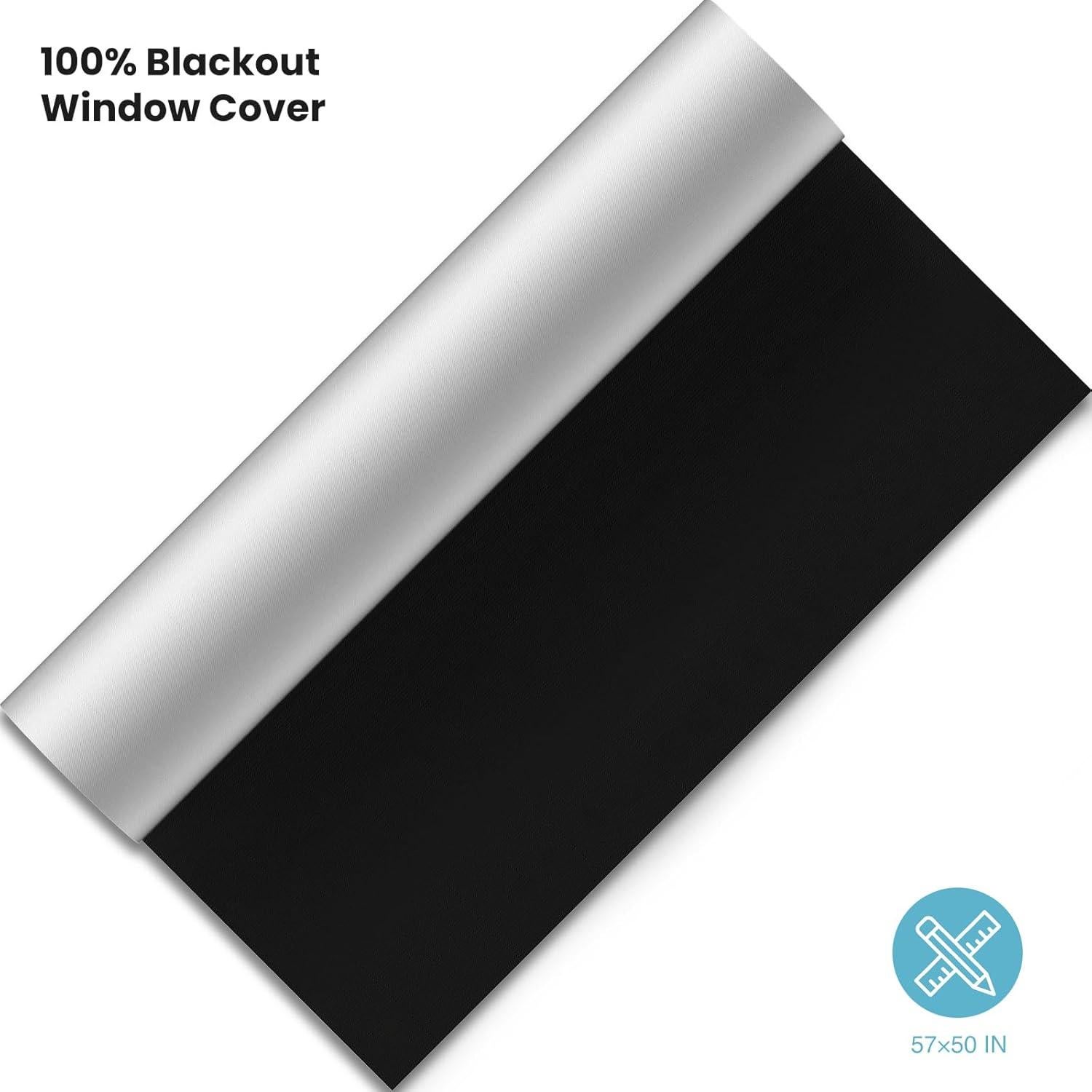 Cortina Oscurecedora Portátil REDRICE 127x145 cm 100% UV