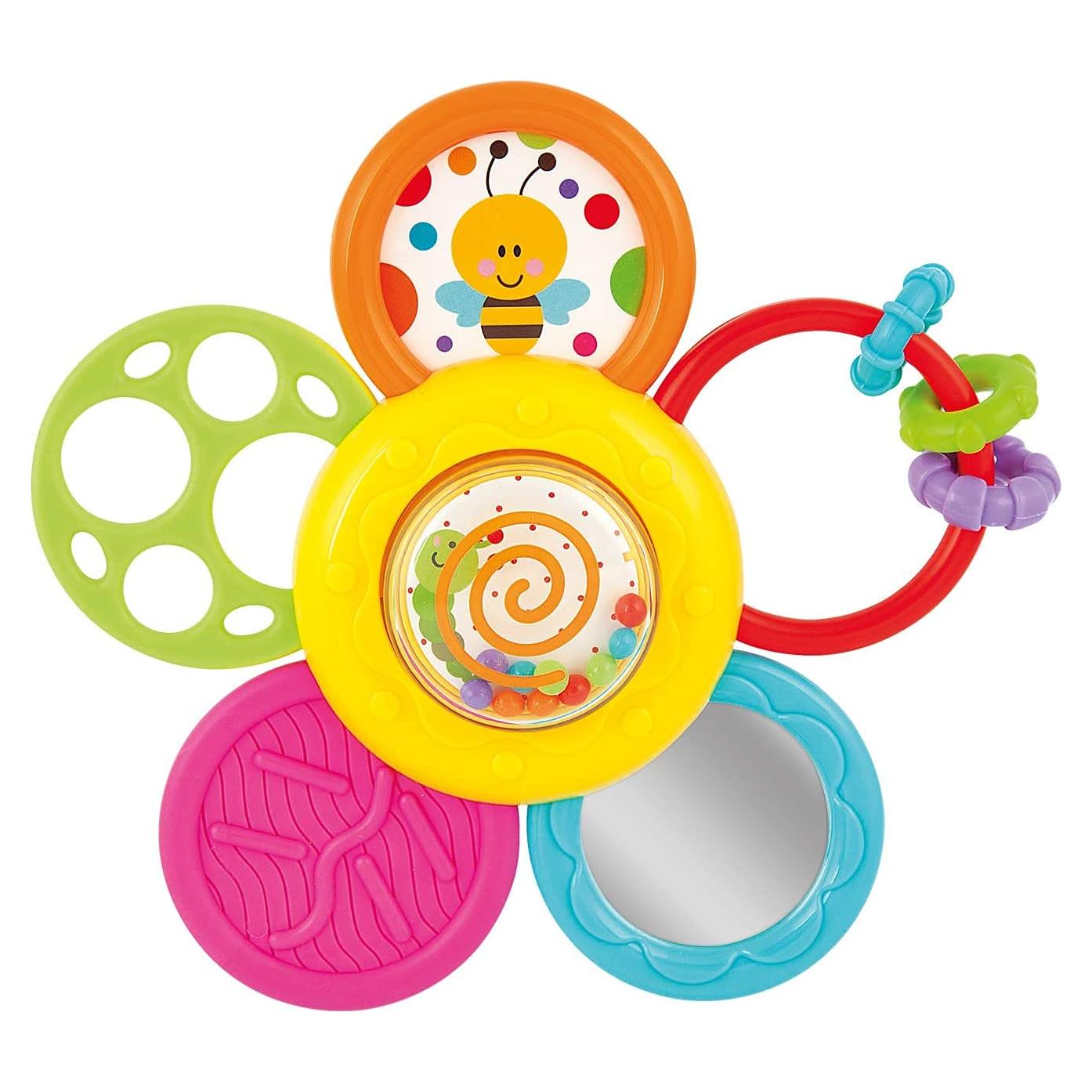 Mordedor Sensorial KiddoLab Spin & Rattle para Bebés 6-12 Meses