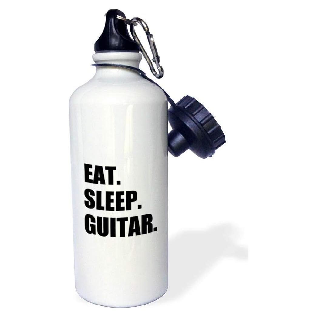 Botella de Agua Acero Inoxidable 3dRose 621 ml Guitarra