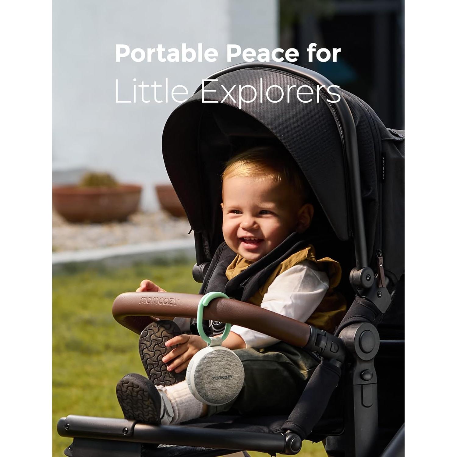 Máquina de Sonido Portátil Momcozy con Luz Nocturna y Bluetooth