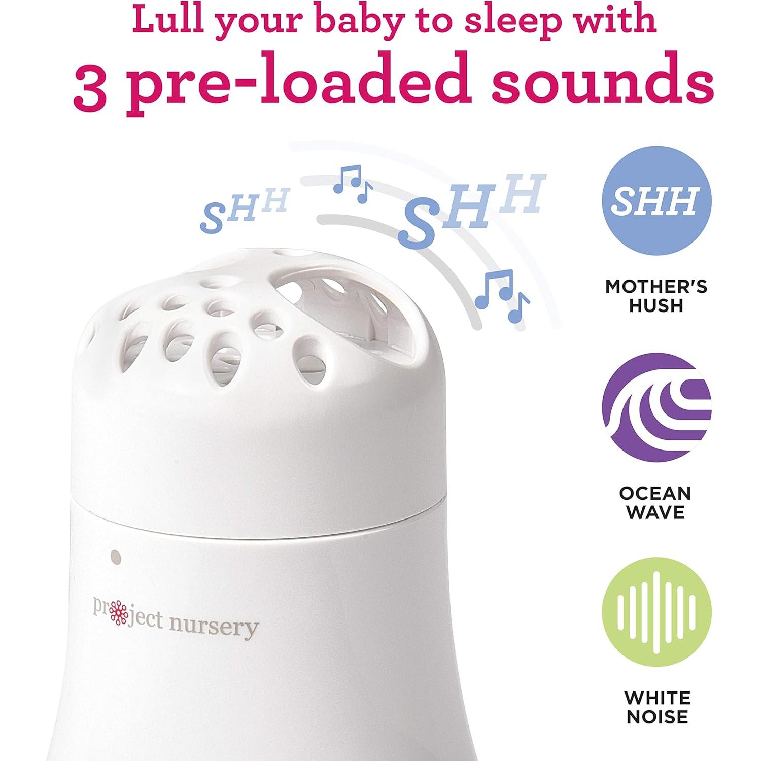 Máquina de Sonido para Bebés Project Nursery - Ruido Blanco y Olas