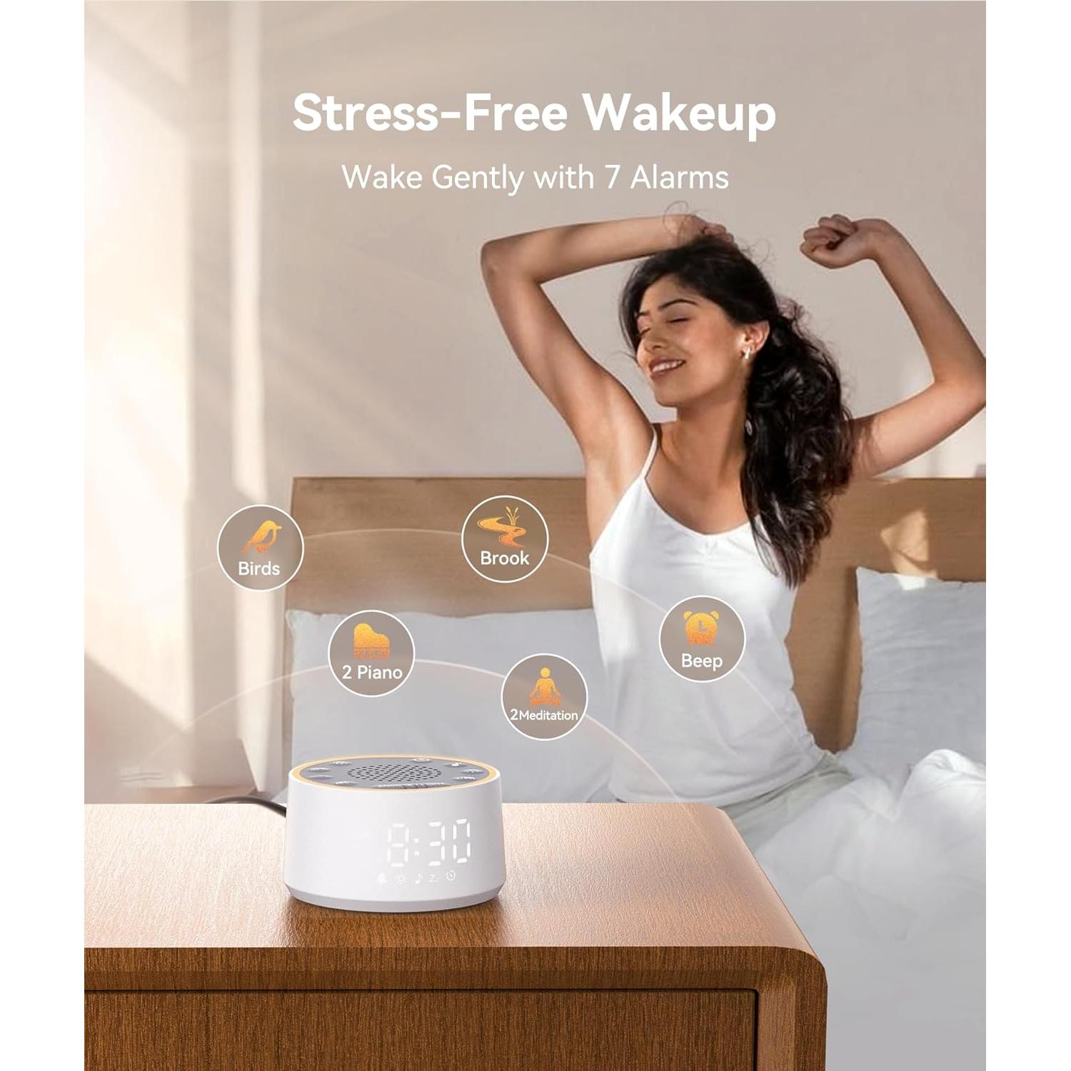 Máquina de Sonido Dreamegg D1 Nova con Luz Nocturna 10 Colores