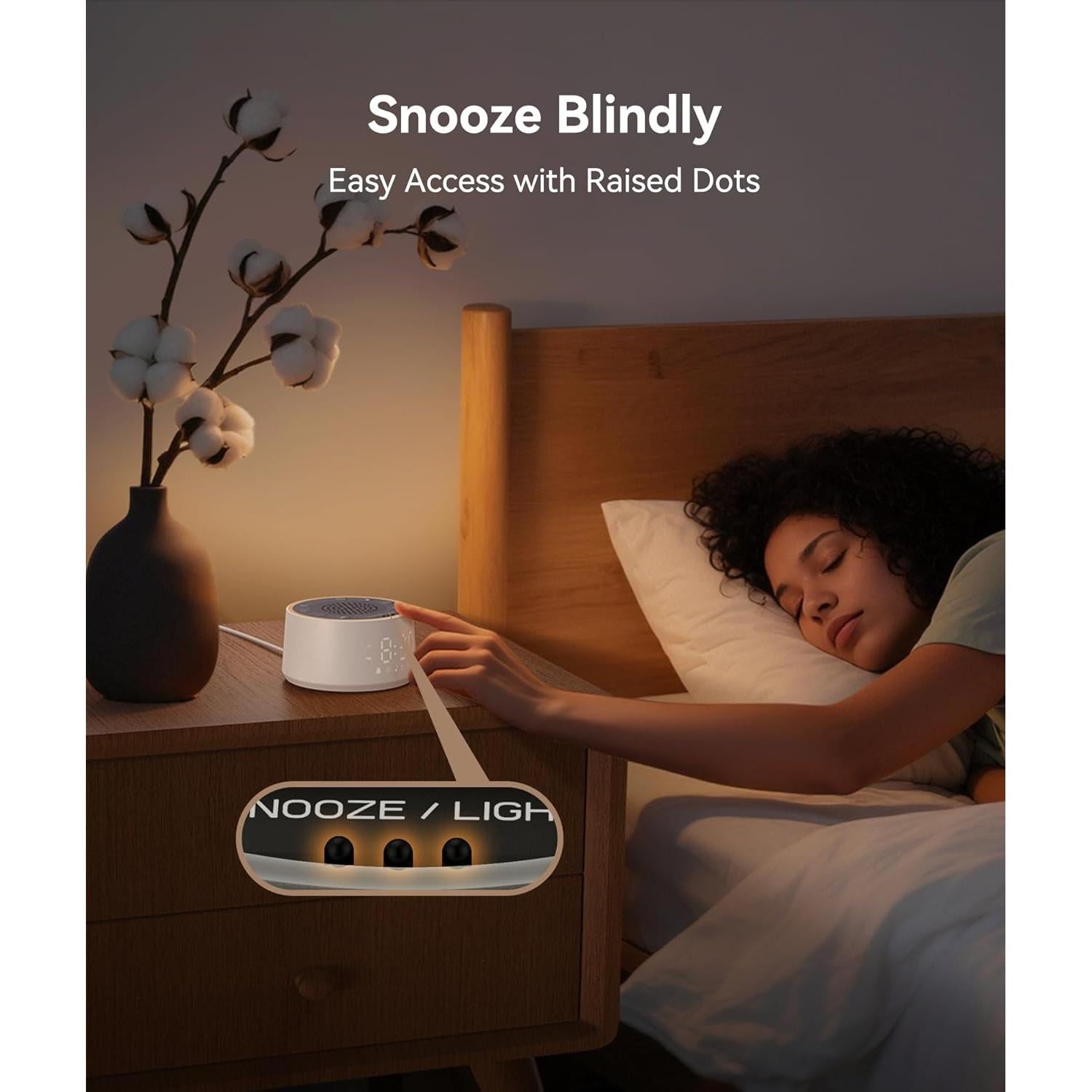 Máquina de Sonido Dreamegg D1 Nova con Luz Nocturna 10 Colores