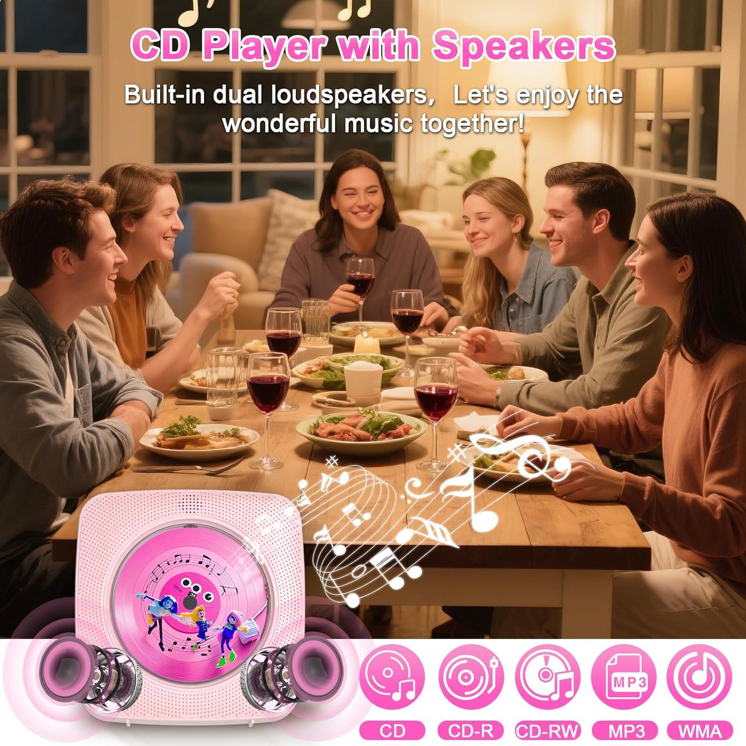 Reproductor de CD Portátil Gueray G-Y-01 Bluetooth 5.0 1800mAh