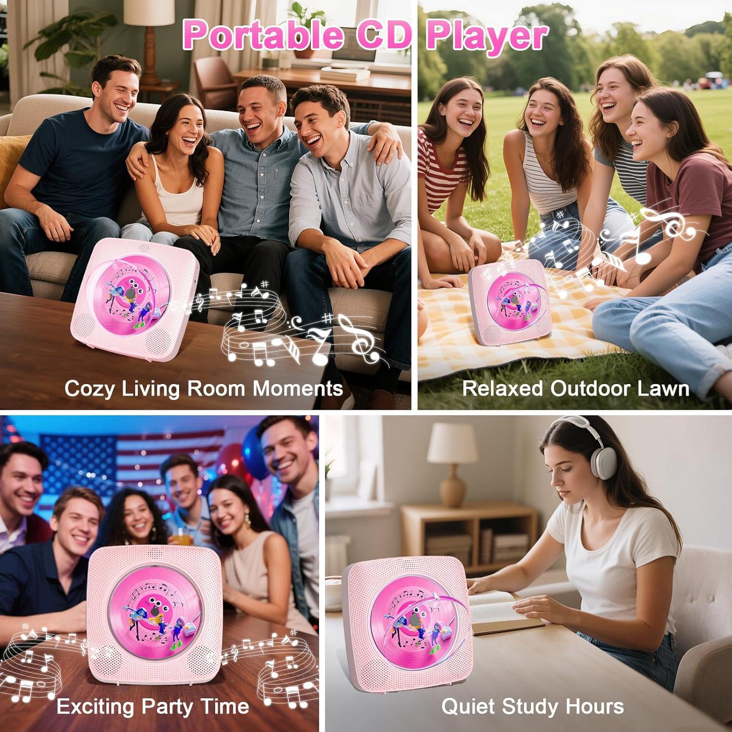 Reproductor de CD Portátil Gueray G-Y-01 Bluetooth 5.0 1800mAh