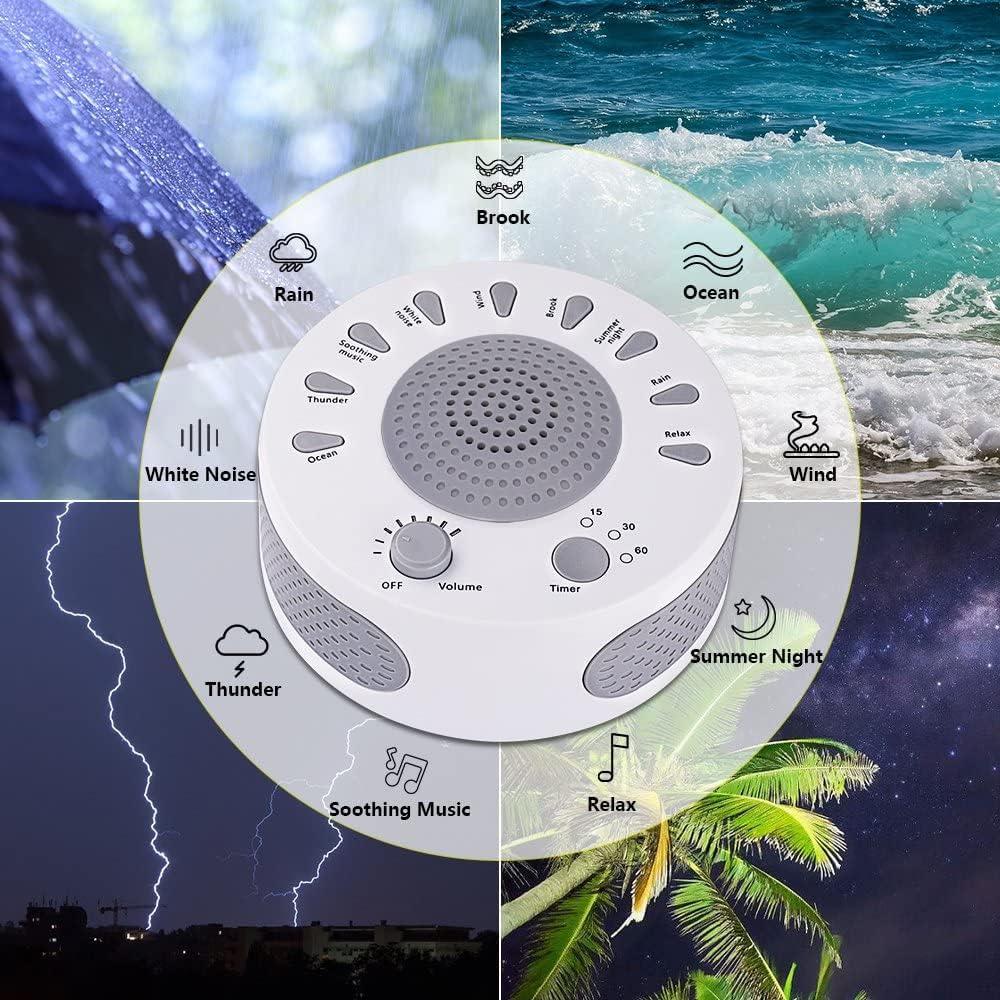 Máquina de Ruido Blanco KozyOne BD16051 con 27 Sonidos