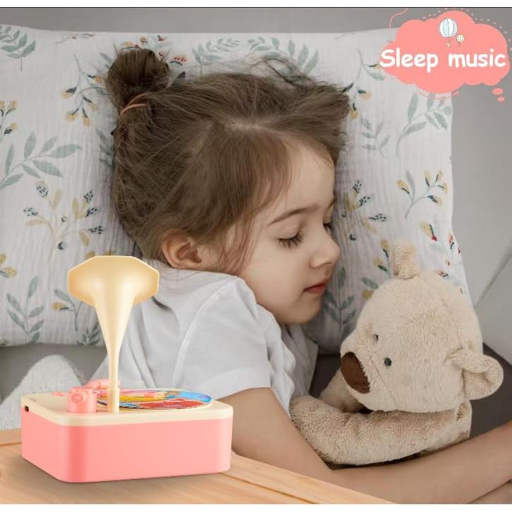 Fonógrafo Infantil Culimery Rosa con 96 Tarjetas Educativas