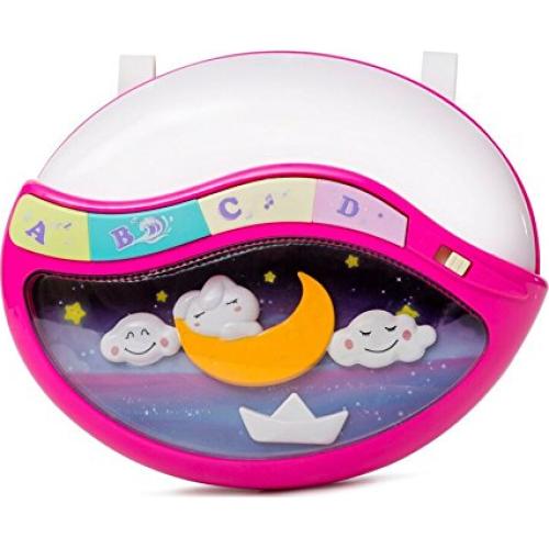 Lámpara Nocturna Mágica para Bebé Rosa con Melodías