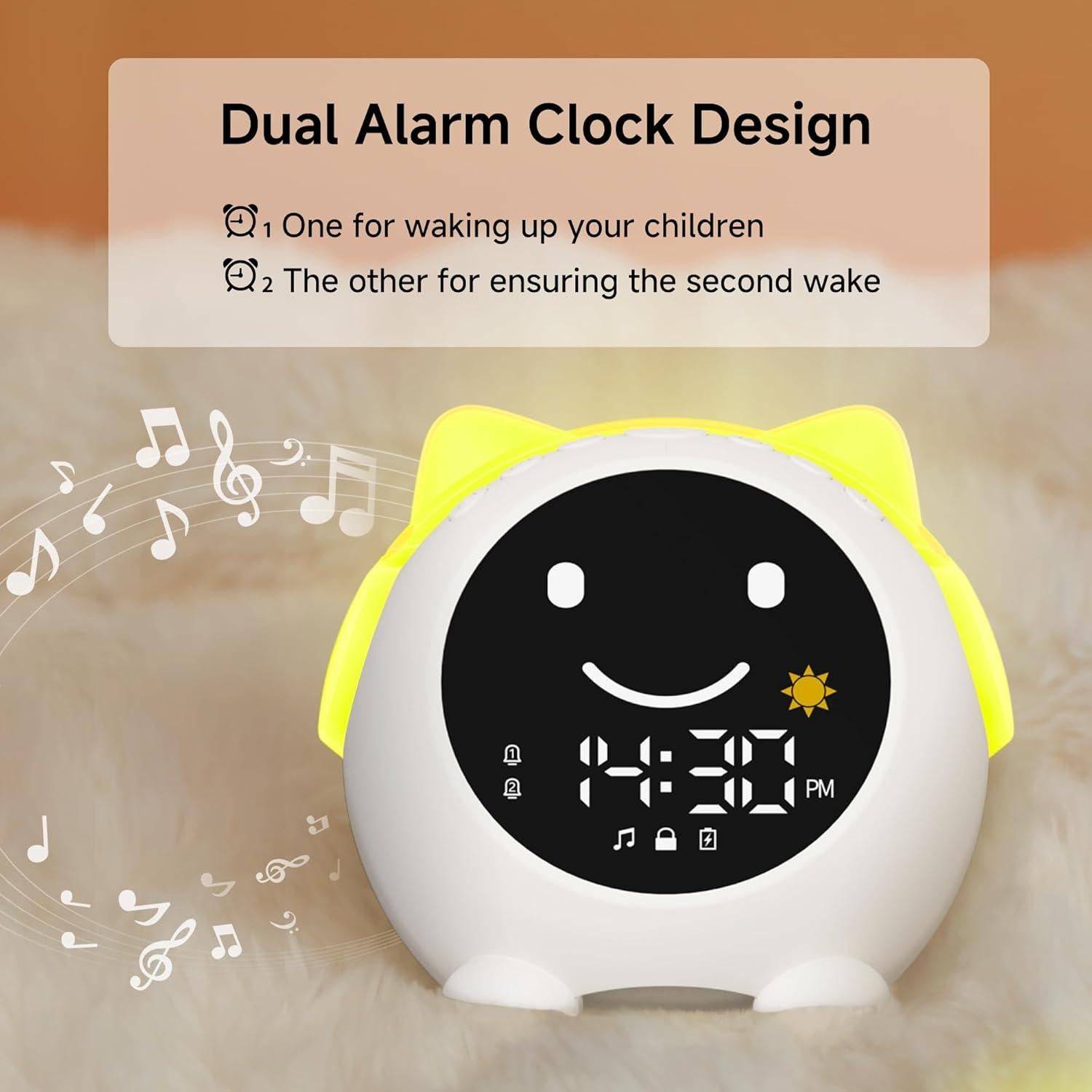 Reloj Despertador Infantil MRSCOZ TCR002 con Luz Nocturna