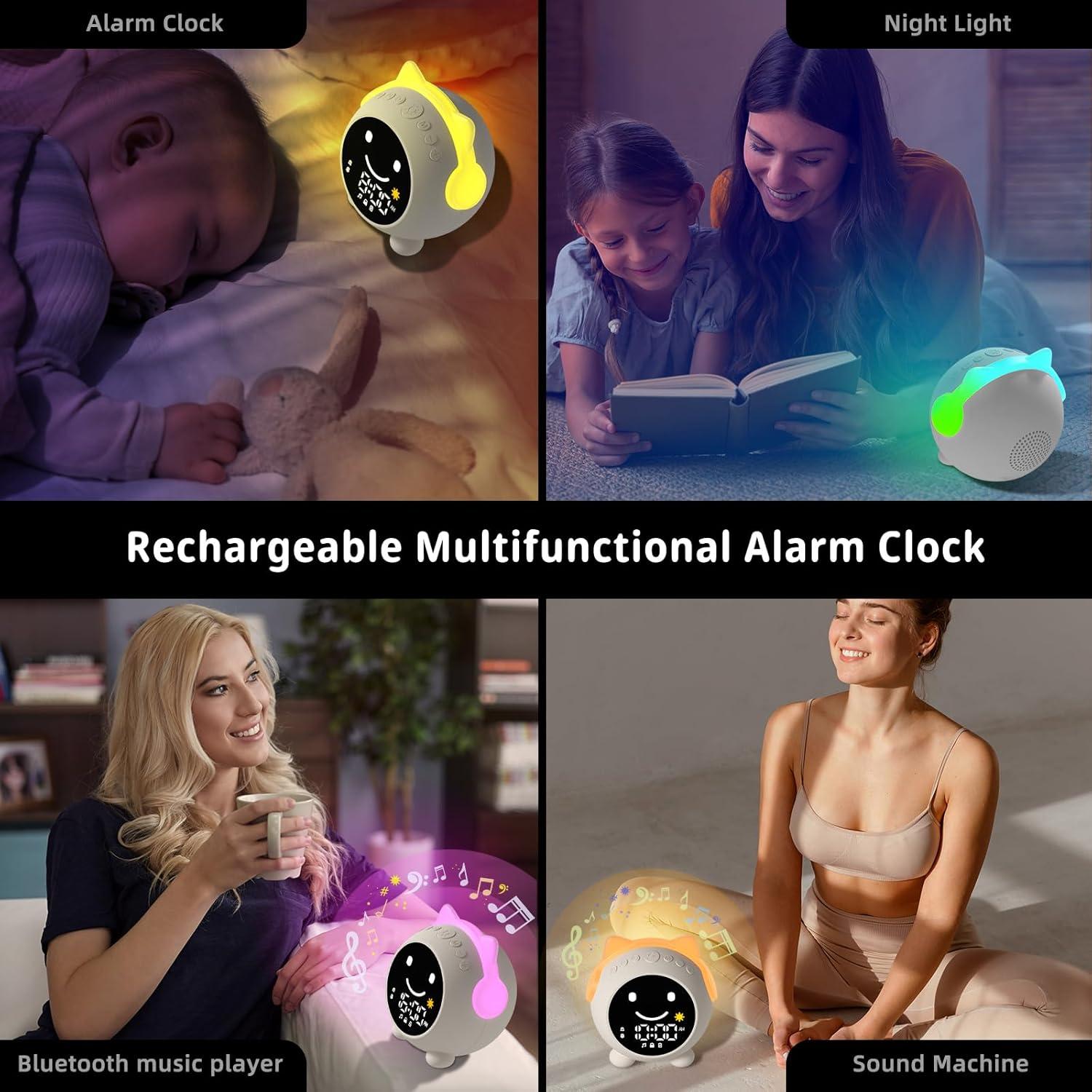 Reloj Despertador Infantil MRSCOZ TCR002 con Luz Nocturna