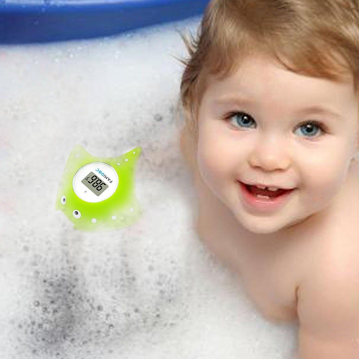 Termómetro de baño para bebés Famidoc FDTH-V0-22 Verde