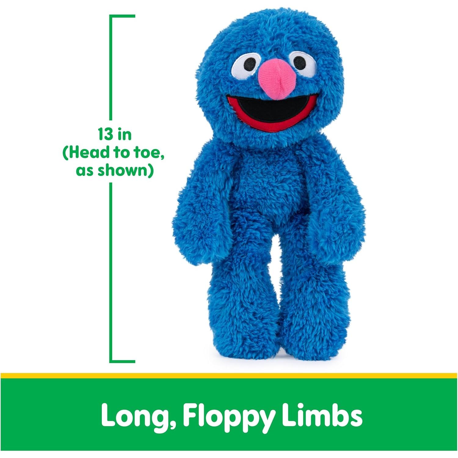 GUND Grover Amigo de Peluche 33 cm Azul para Niños 1+