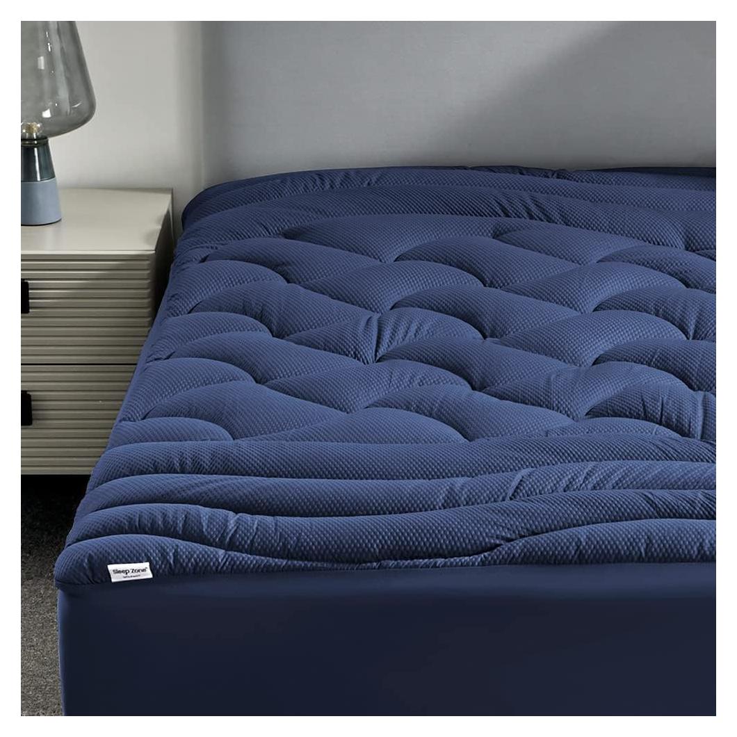 Colchón Toppers Refrigerante SLEEP ZONE King Microfibra